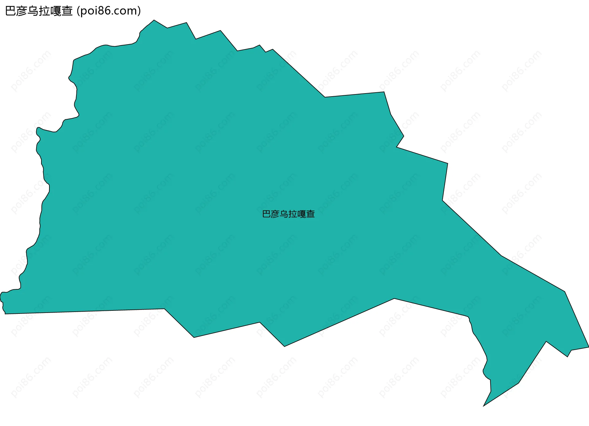 巴彦乌拉嘎查边界地图