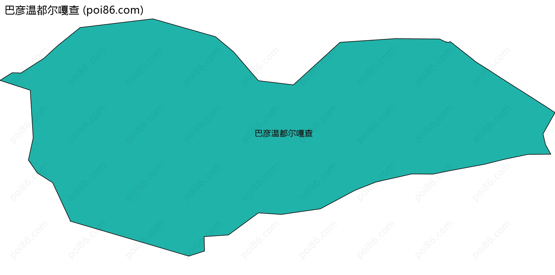 巴彦温都尔嘎查边界地图
