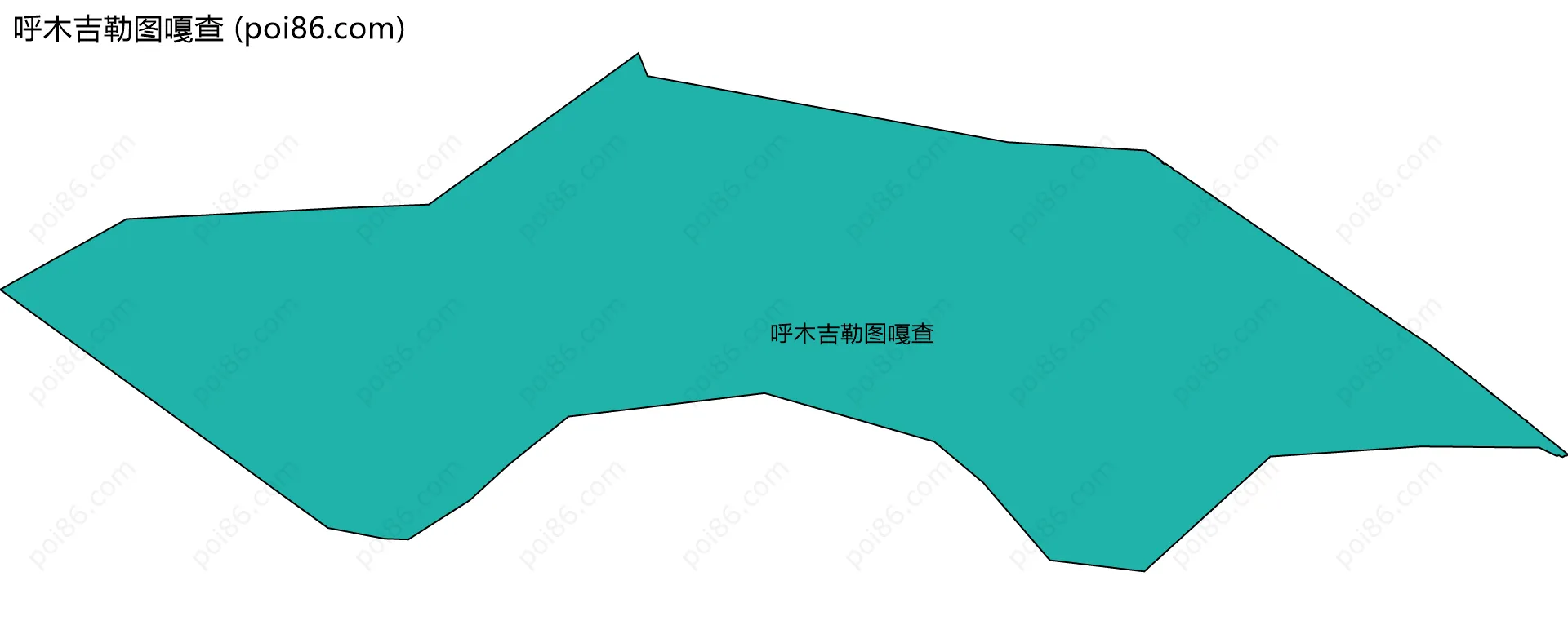 呼木吉勒图嘎查边界地图