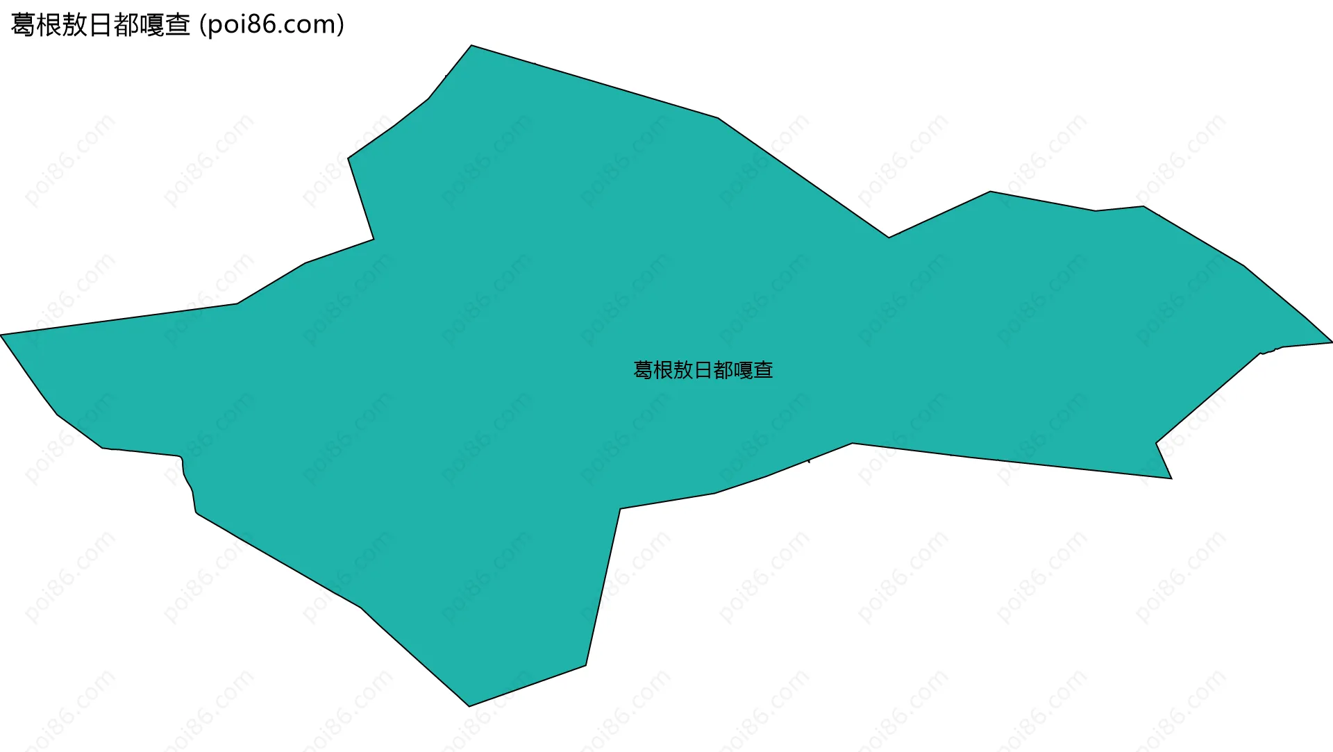 葛根敖日都嘎查边界地图