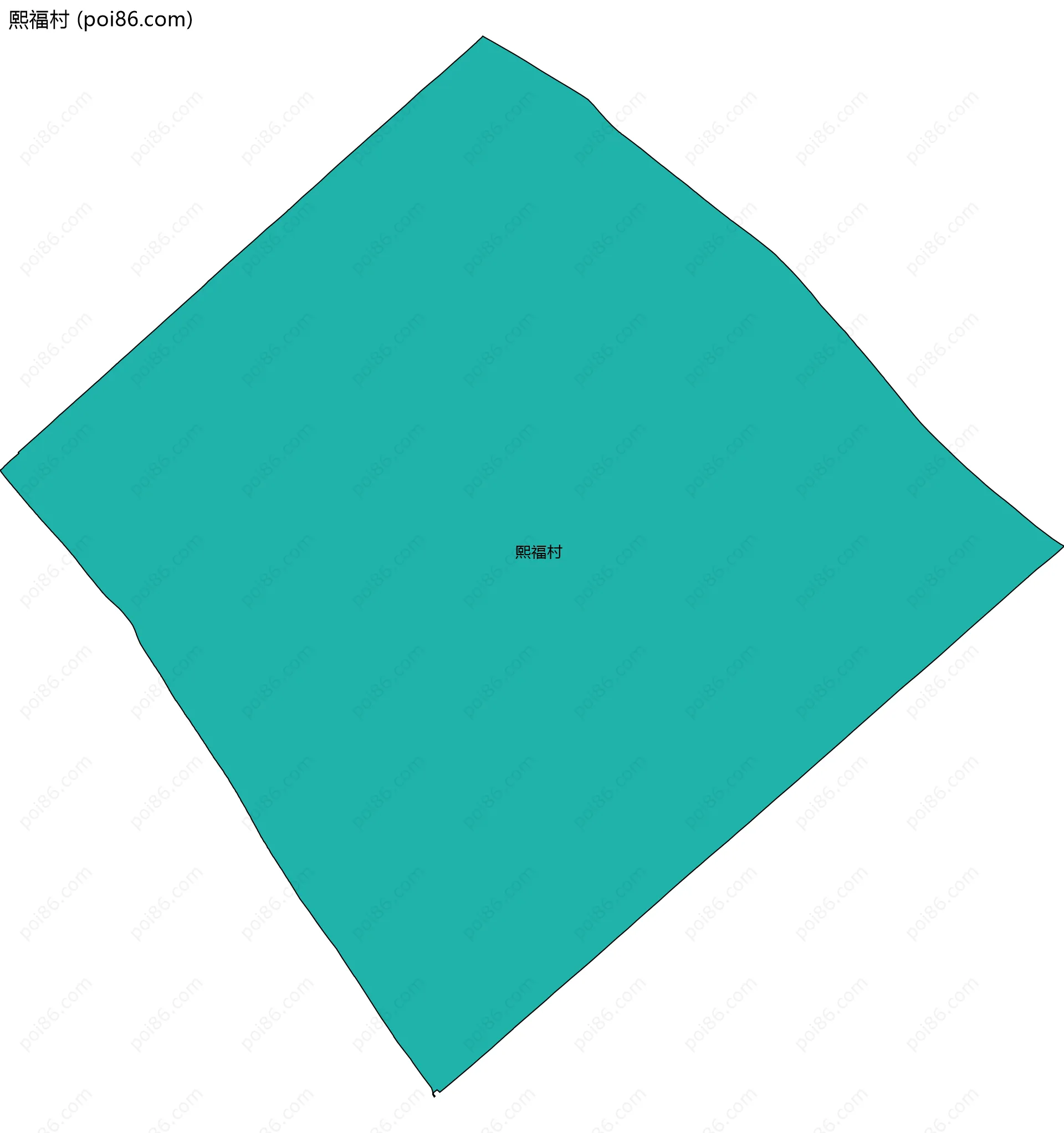 熙福村边界地图