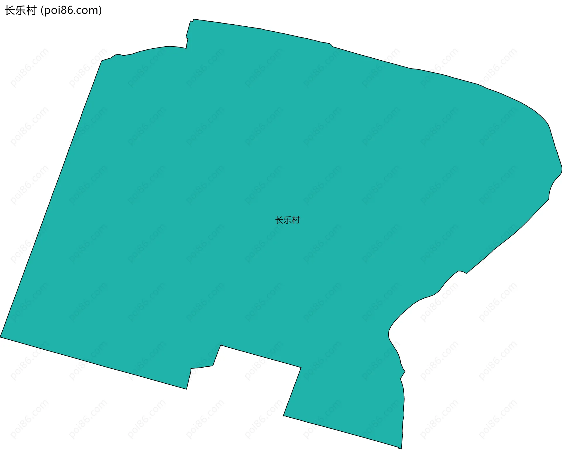 长乐村边界地图
