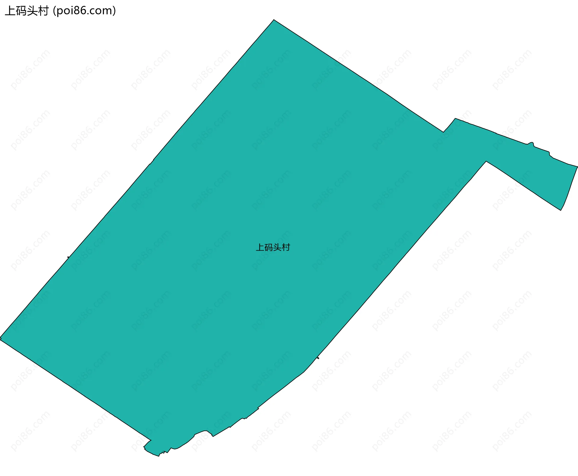 上码头村边界地图