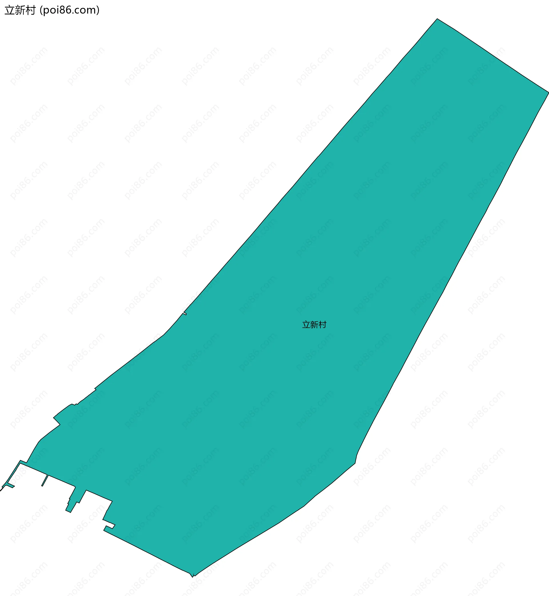 立新村边界地图