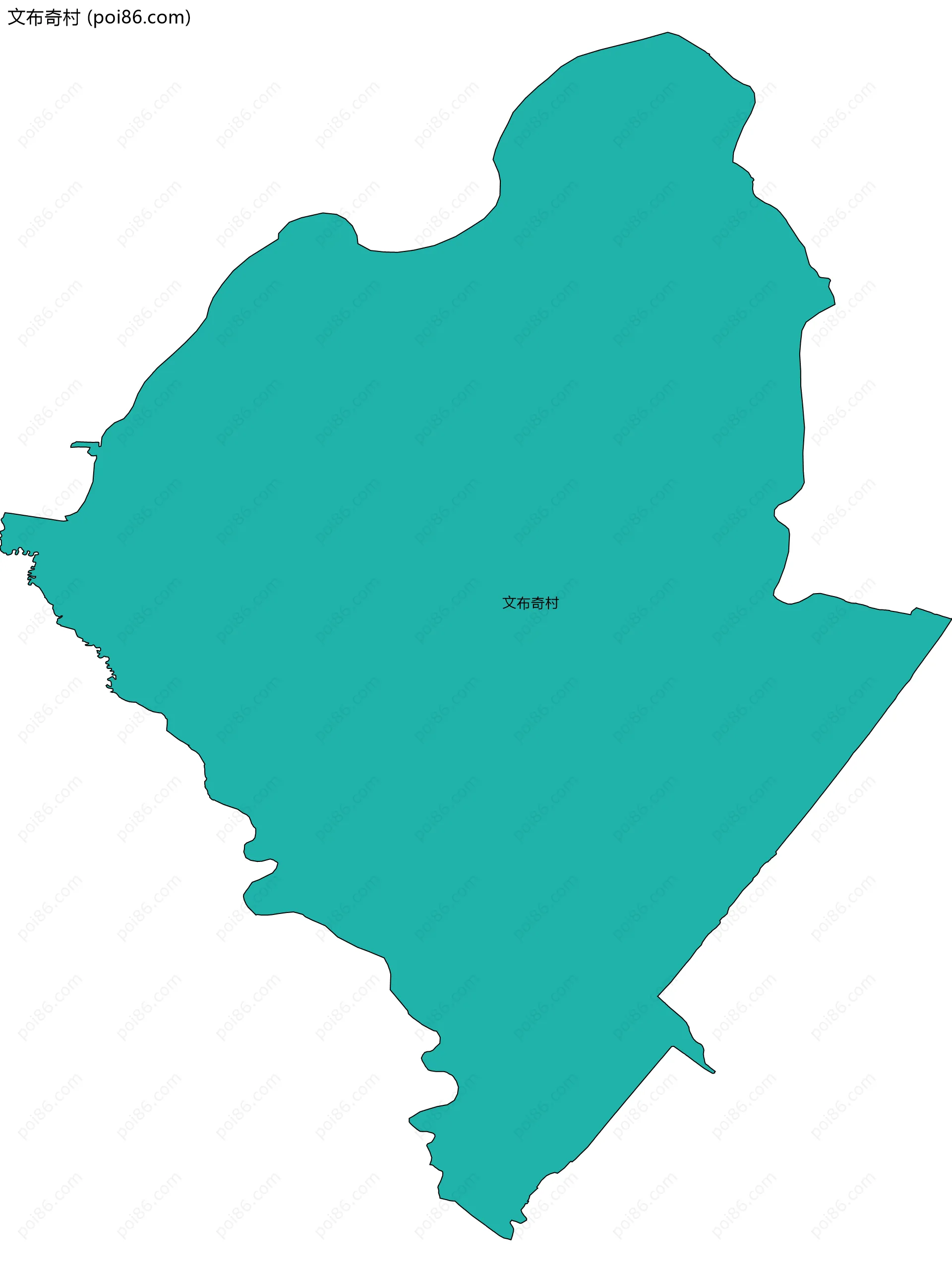 文布奇村边界地图