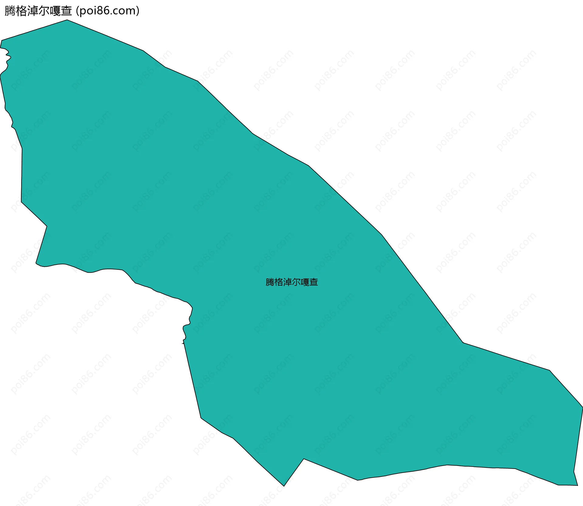 腾格淖尔嘎查边界地图