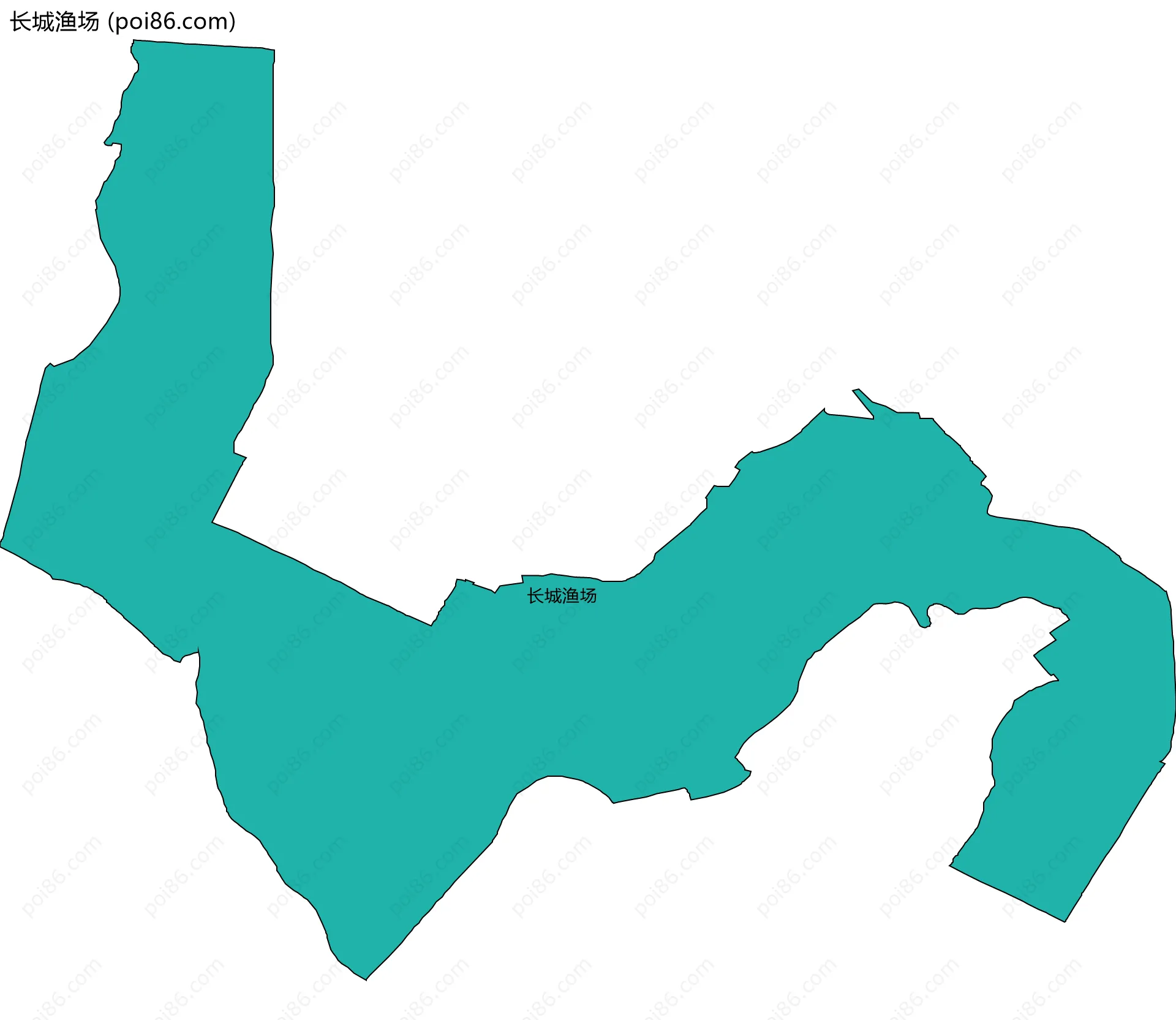 长城渔场边界地图
