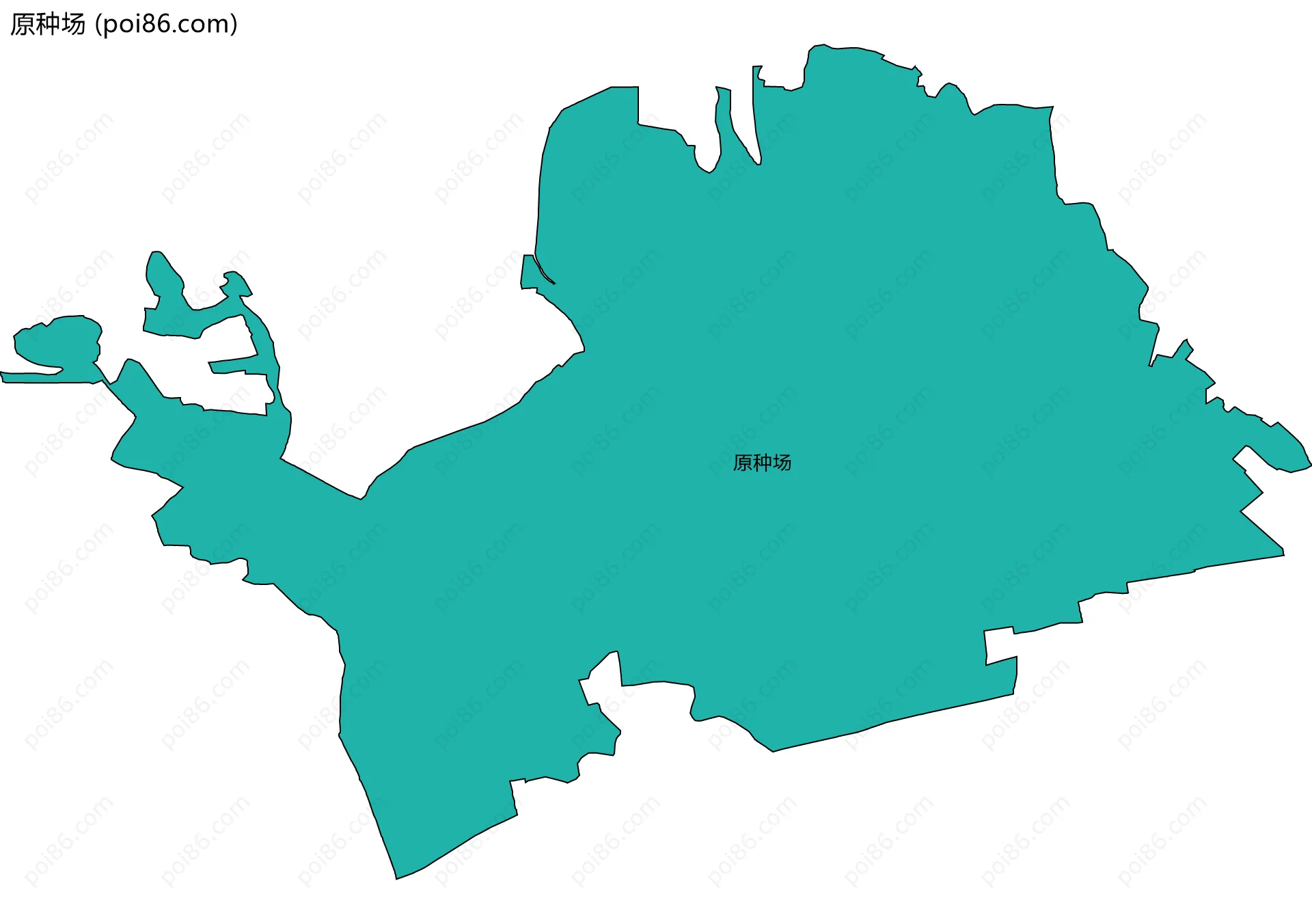 原种场边界地图