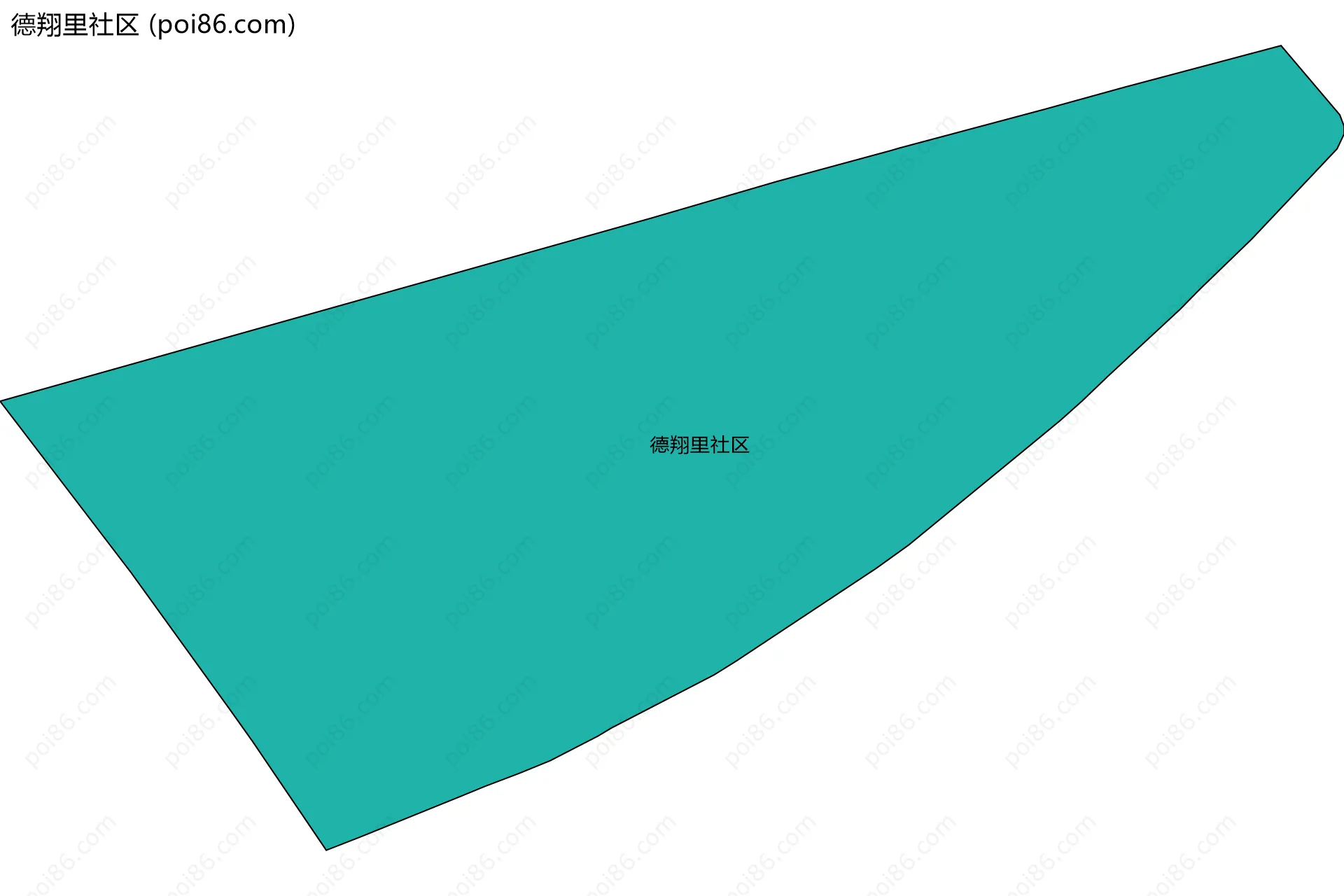 德翔里社区边界地图