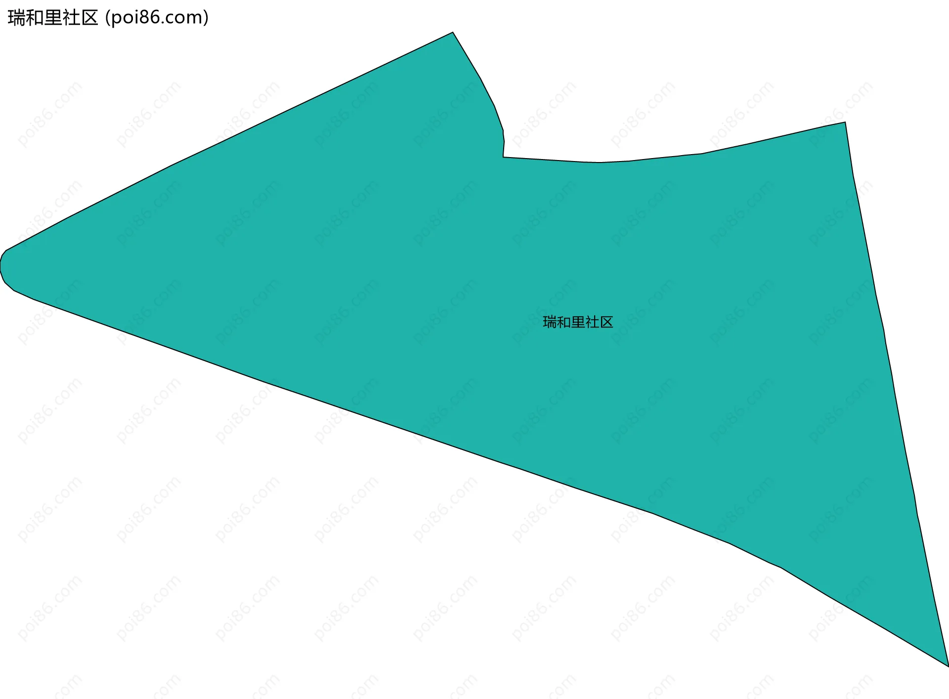 瑞和里社区边界地图