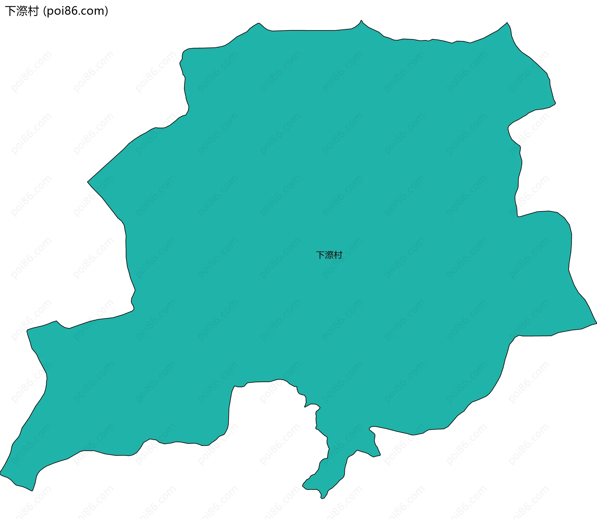 下漈村边界地图