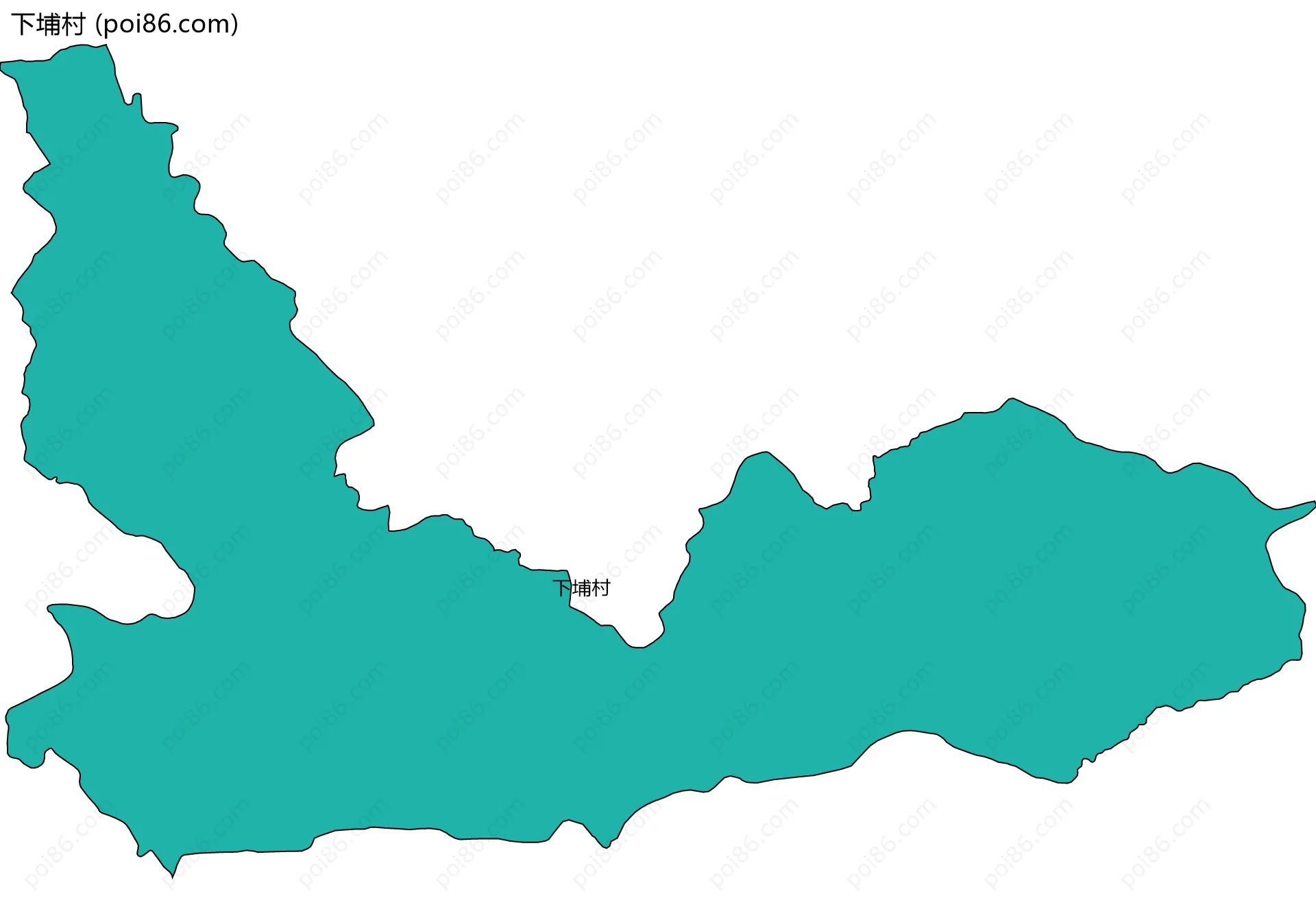 下埔村边界地图