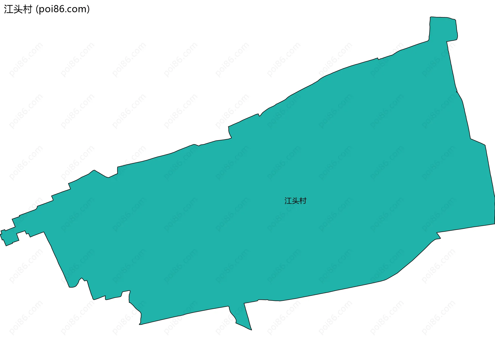 江头村边界地图
