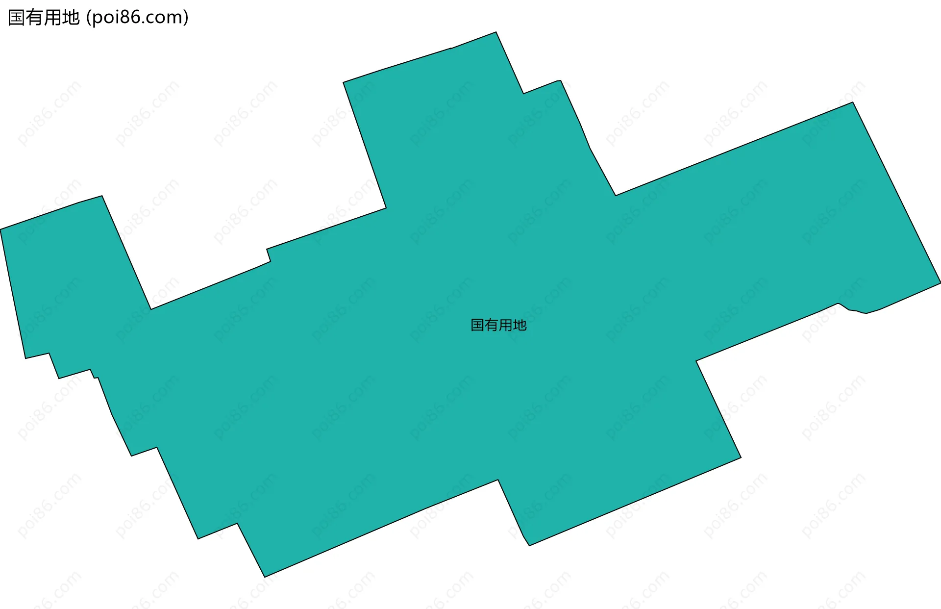 国有用地边界地图