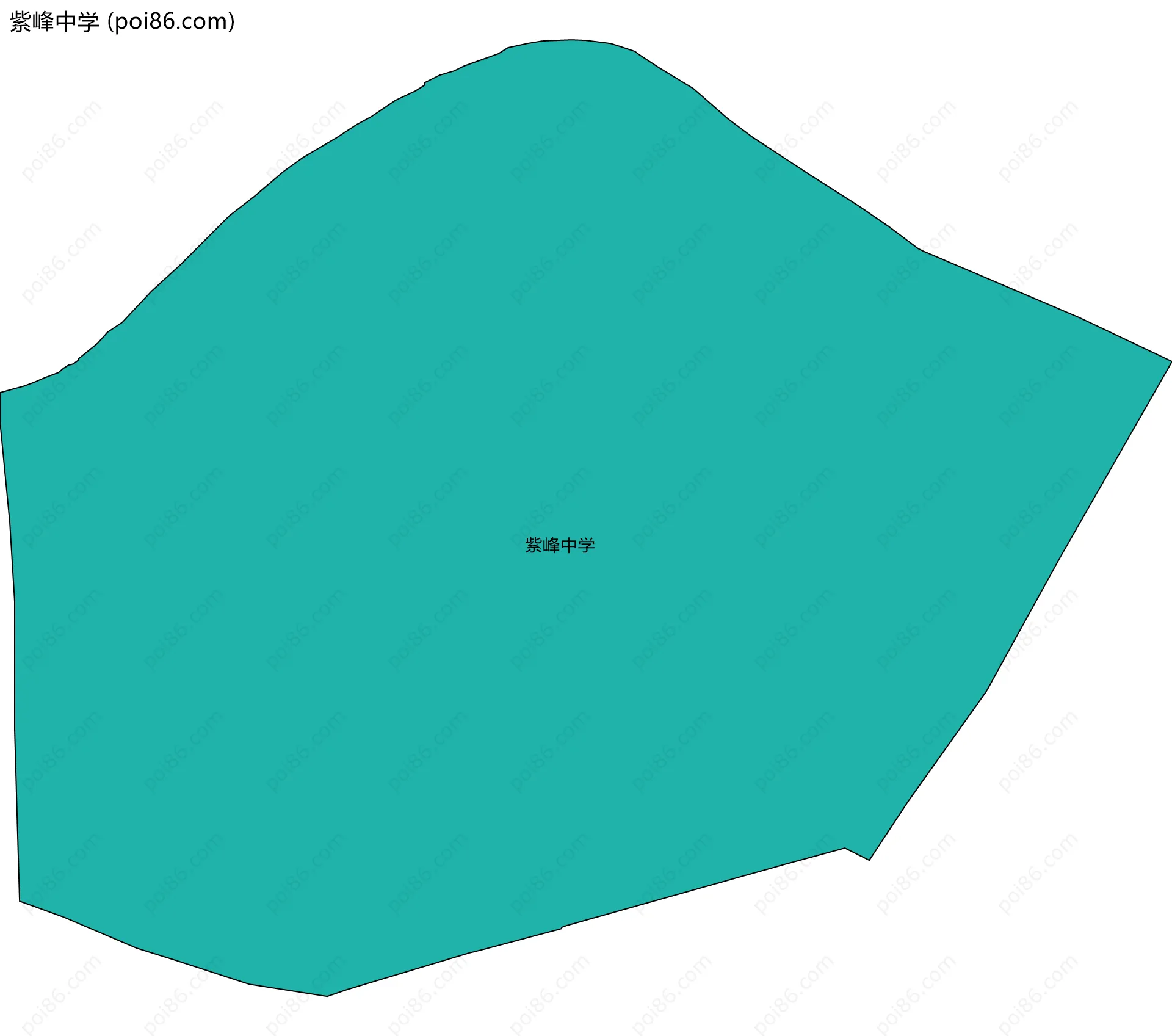 紫峰中学边界地图