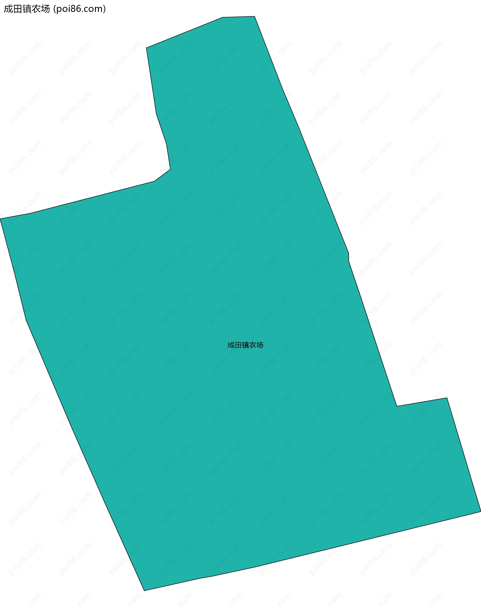 成田镇农场边界地图