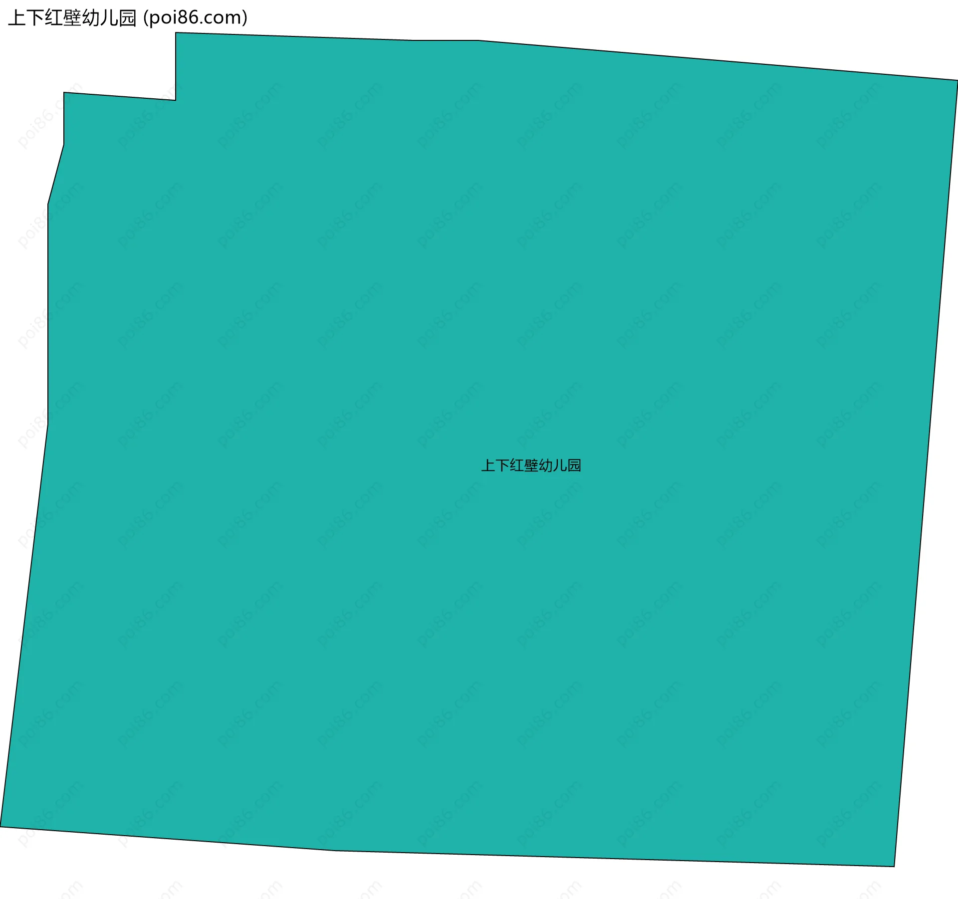 上下红壁幼儿园边界地图