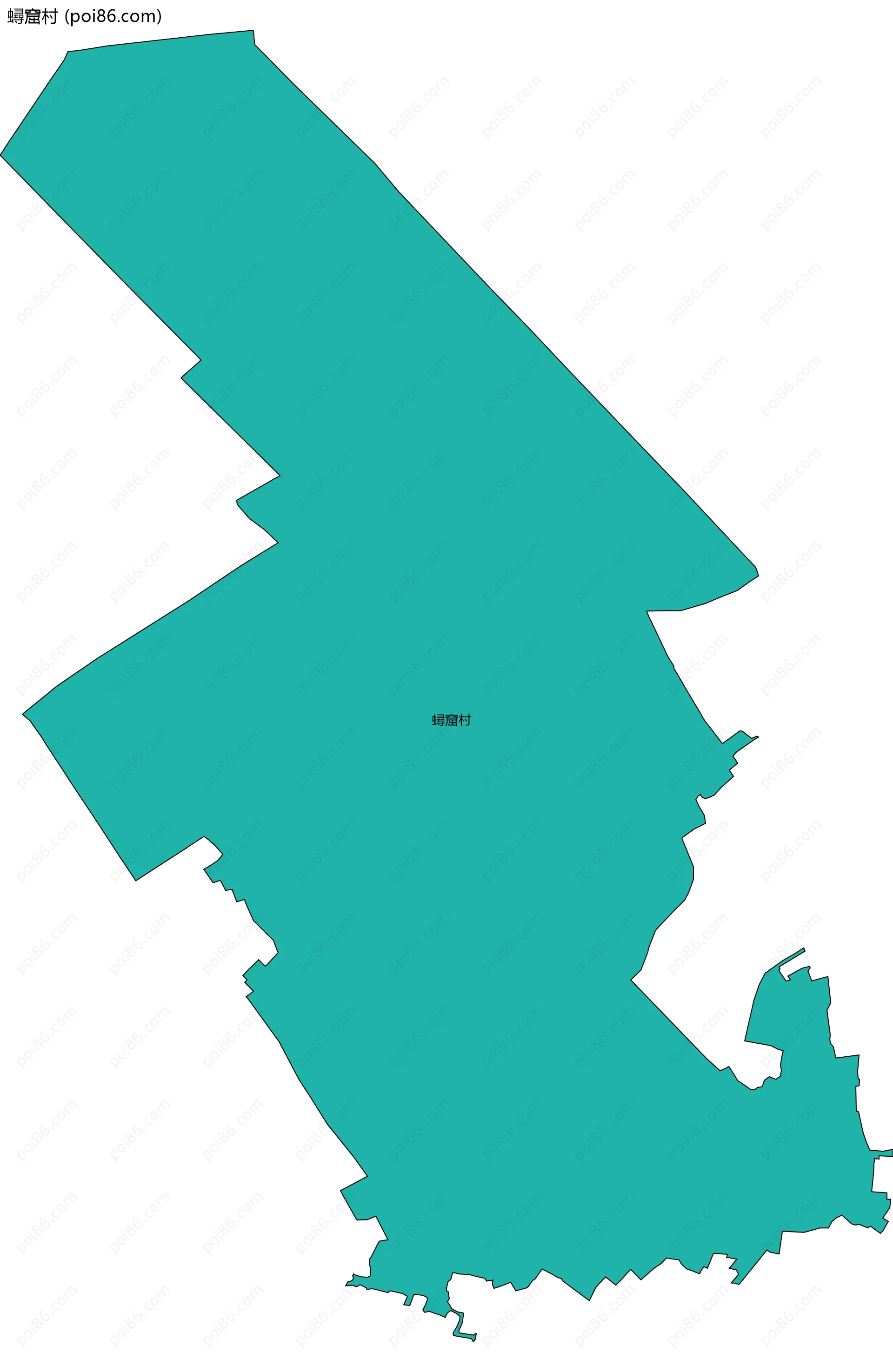 蟳窟村边界地图