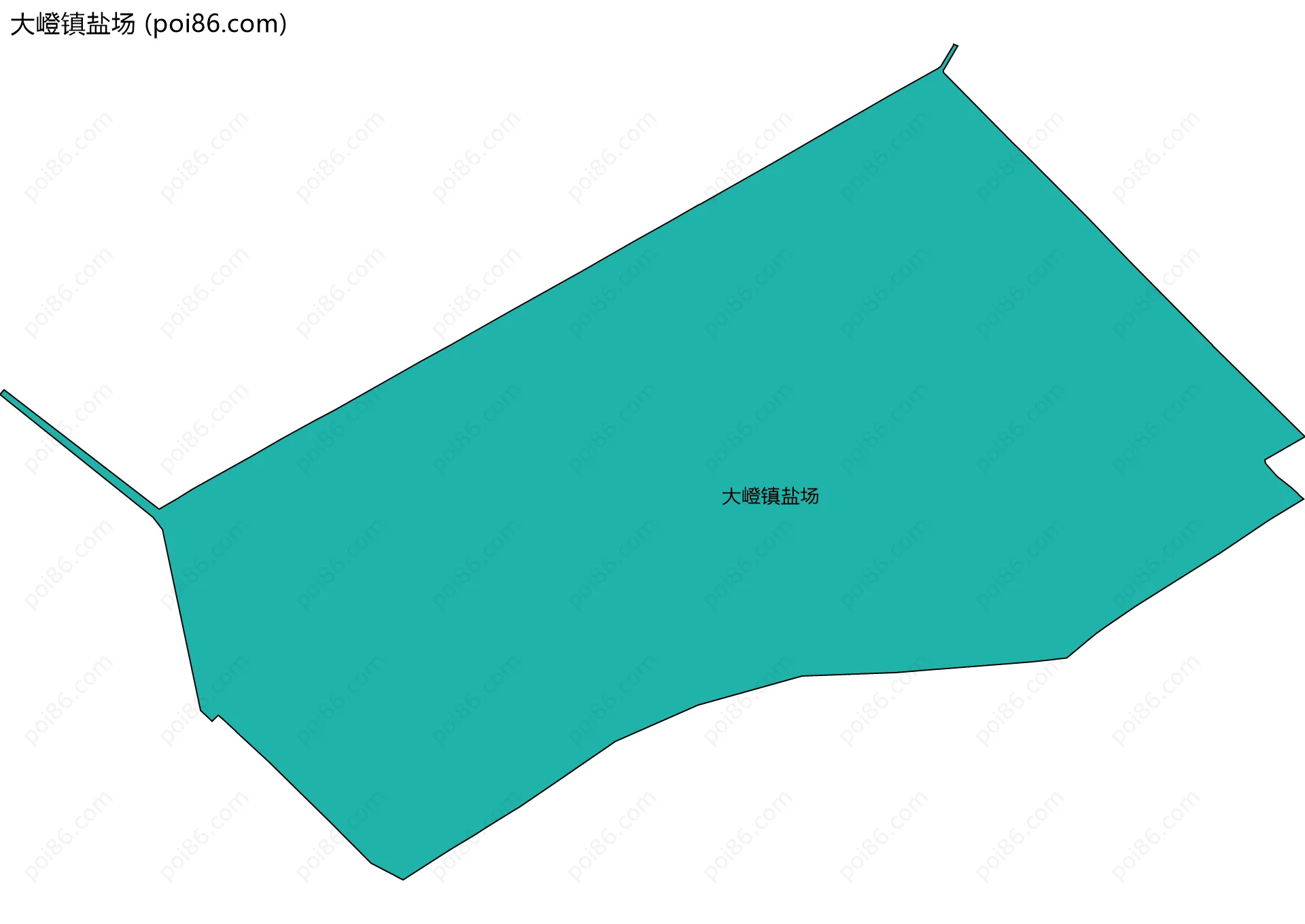 大嶝镇盐场边界地图