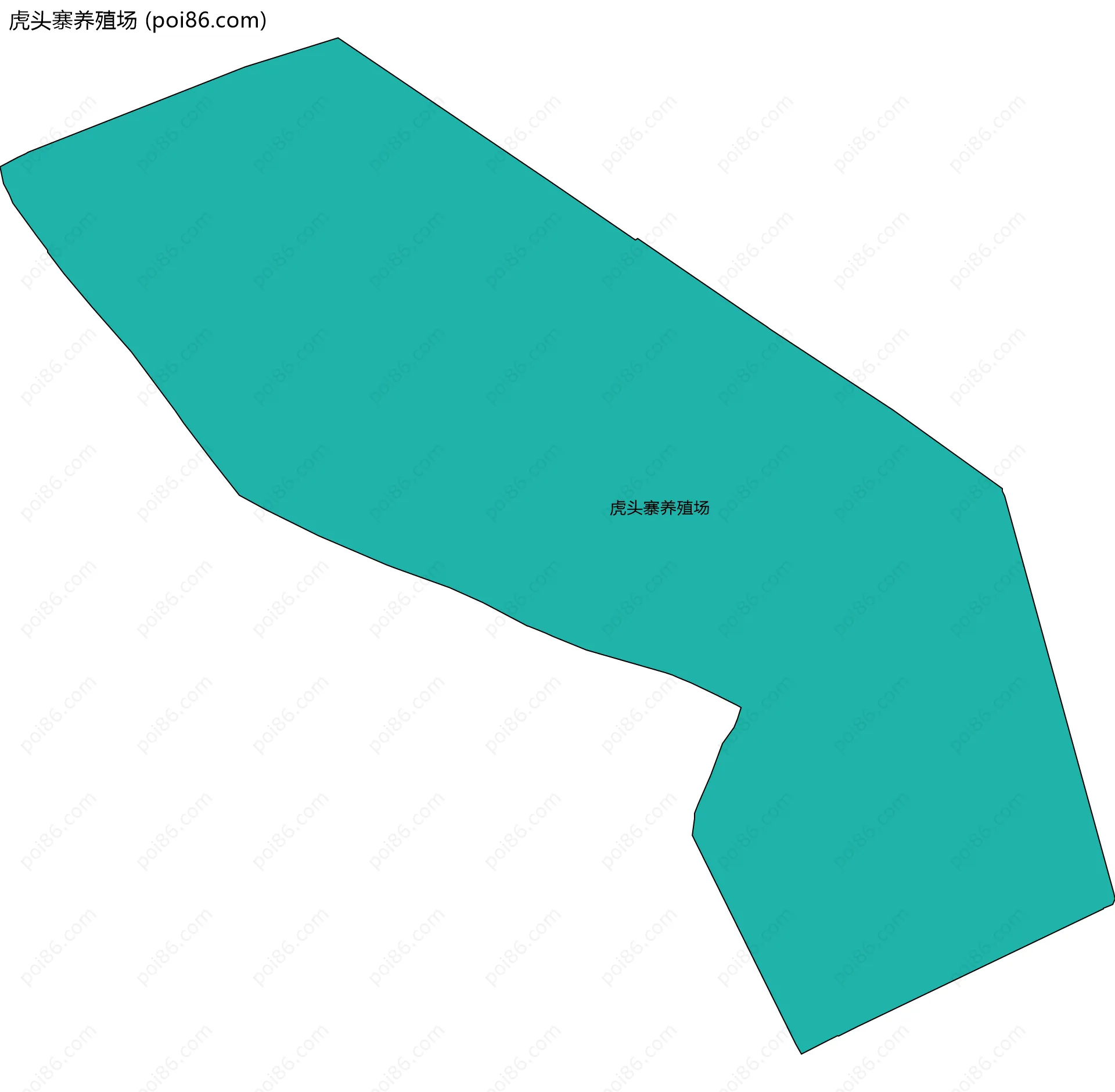 虎头寨养殖场边界地图