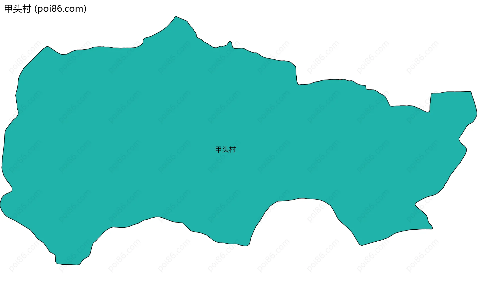 甲头村边界地图