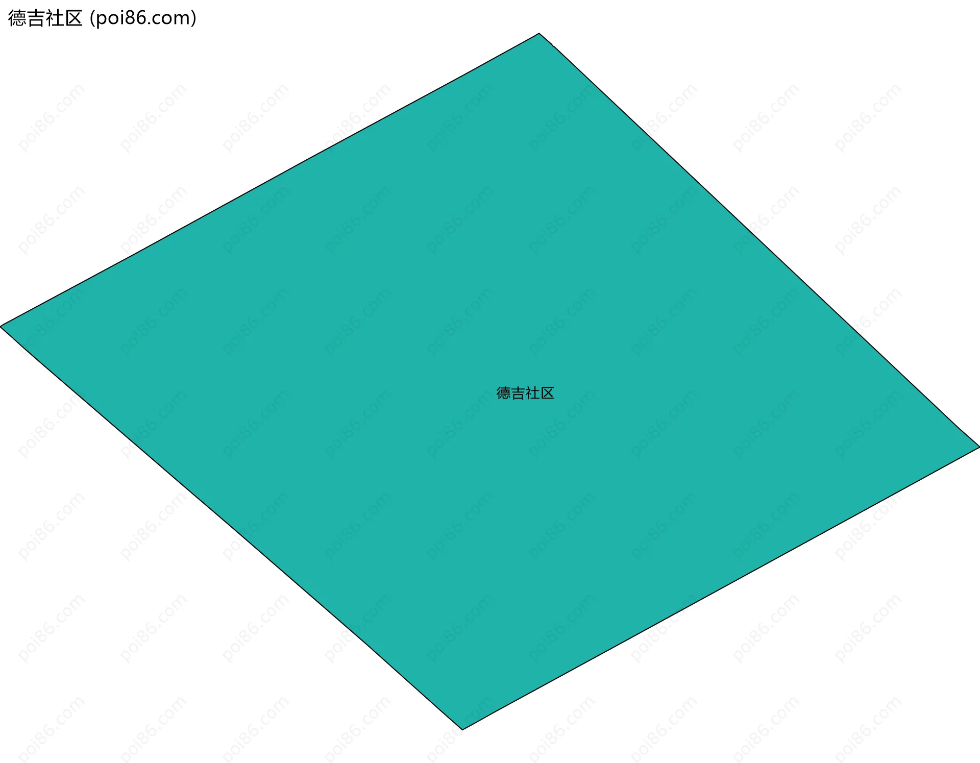 德吉社区边界地图
