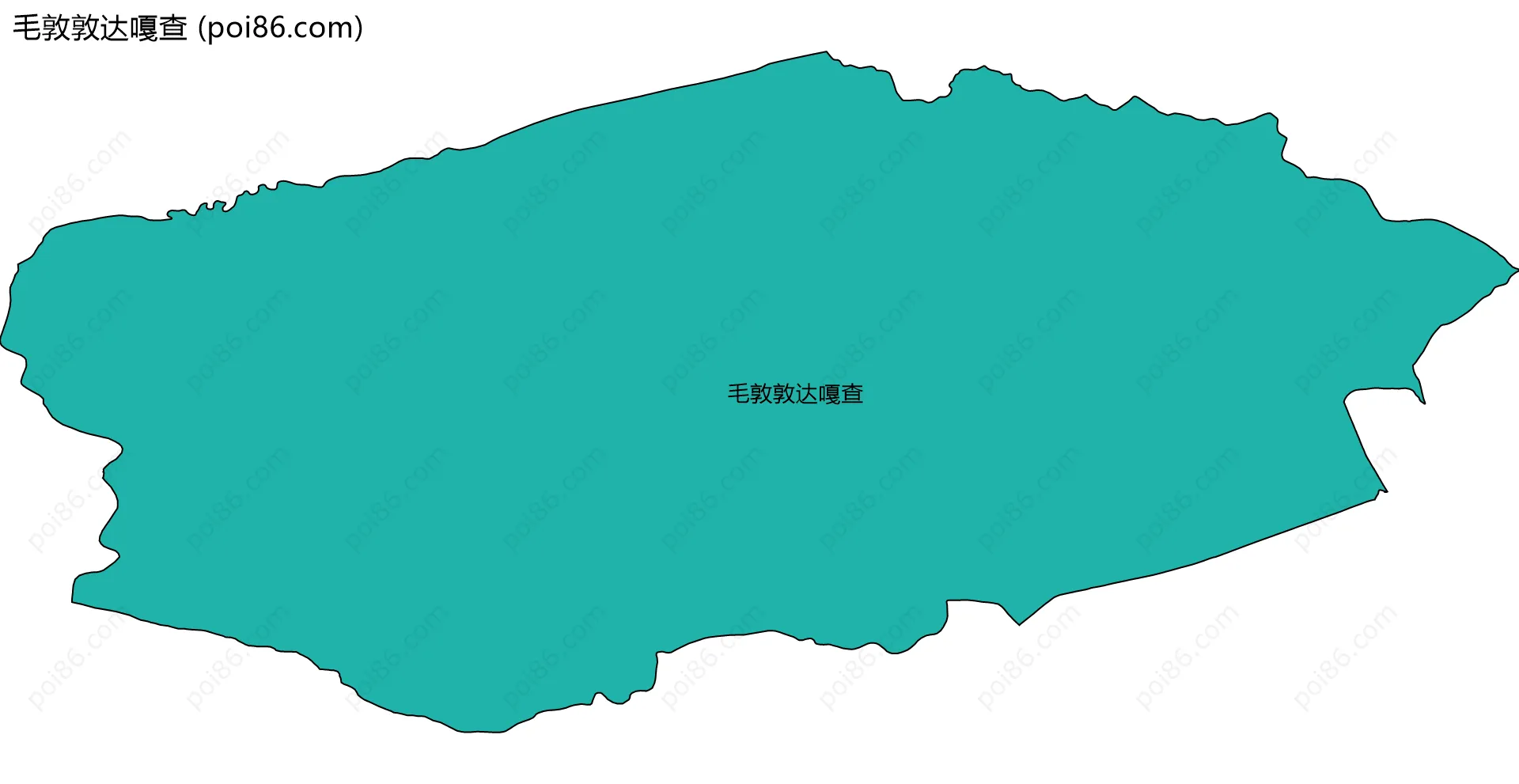 毛敦敦达嘎查边界地图