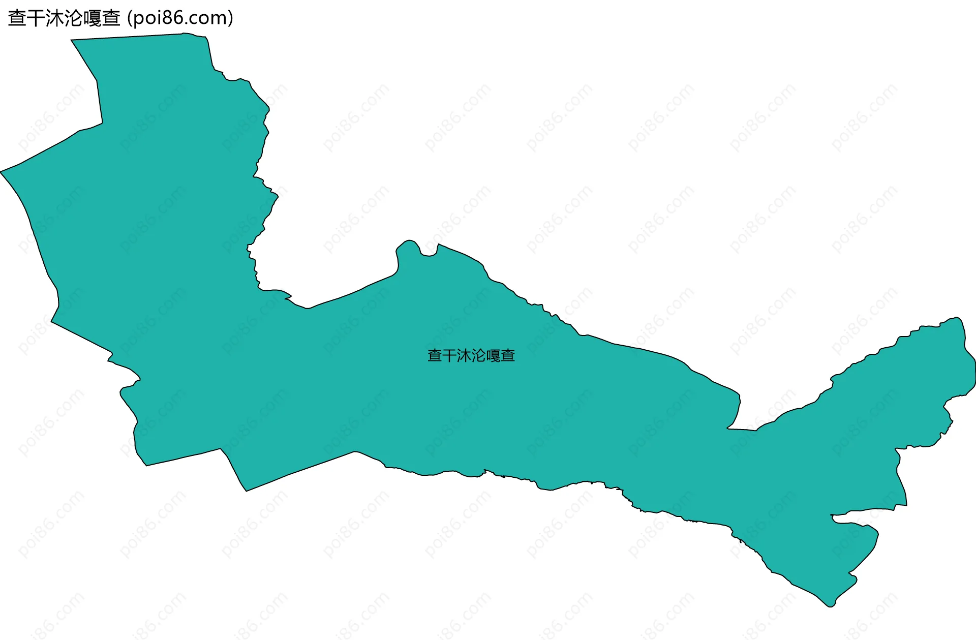 查干沐沦嘎查边界地图