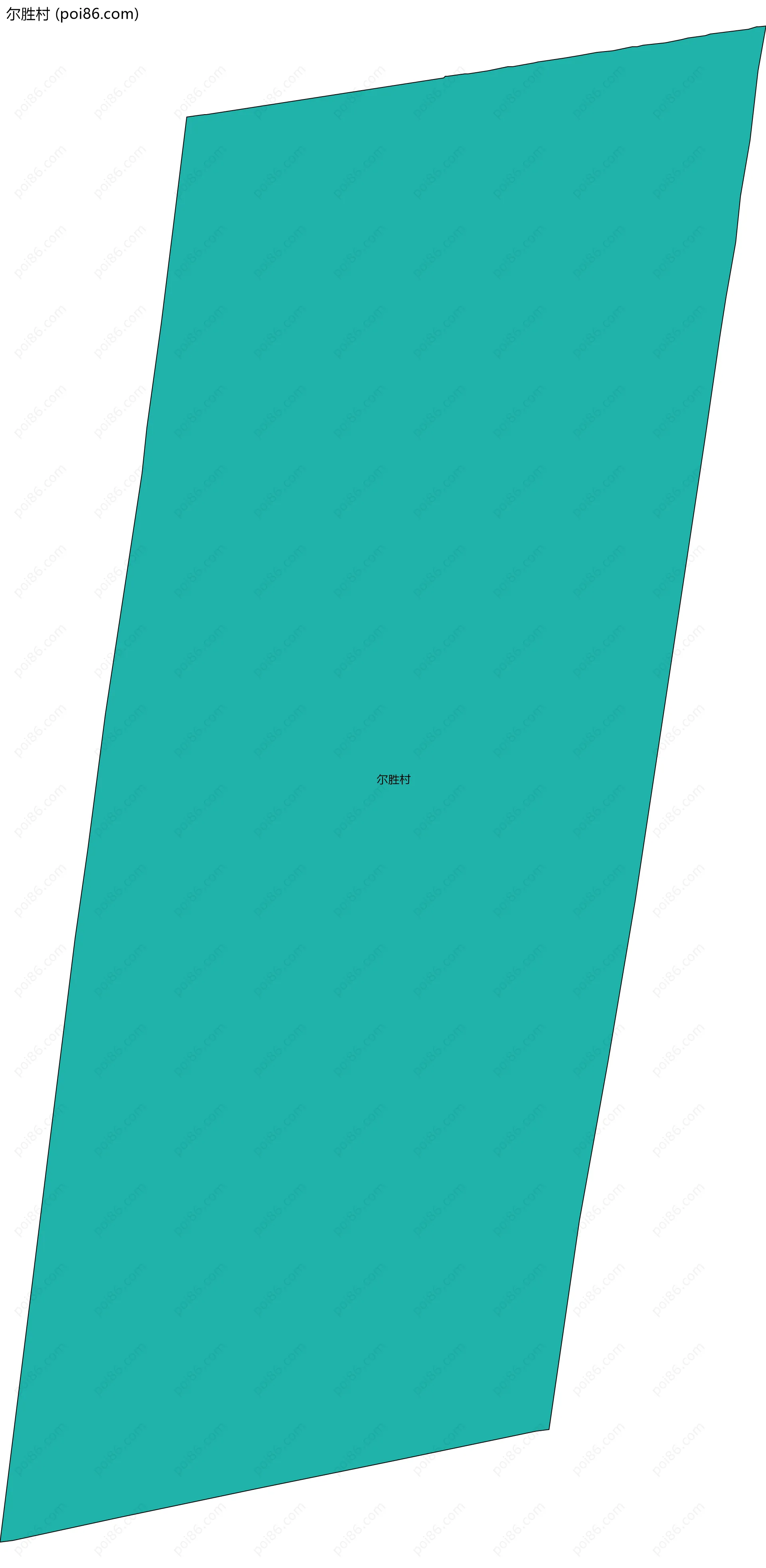 尔胜村边界地图