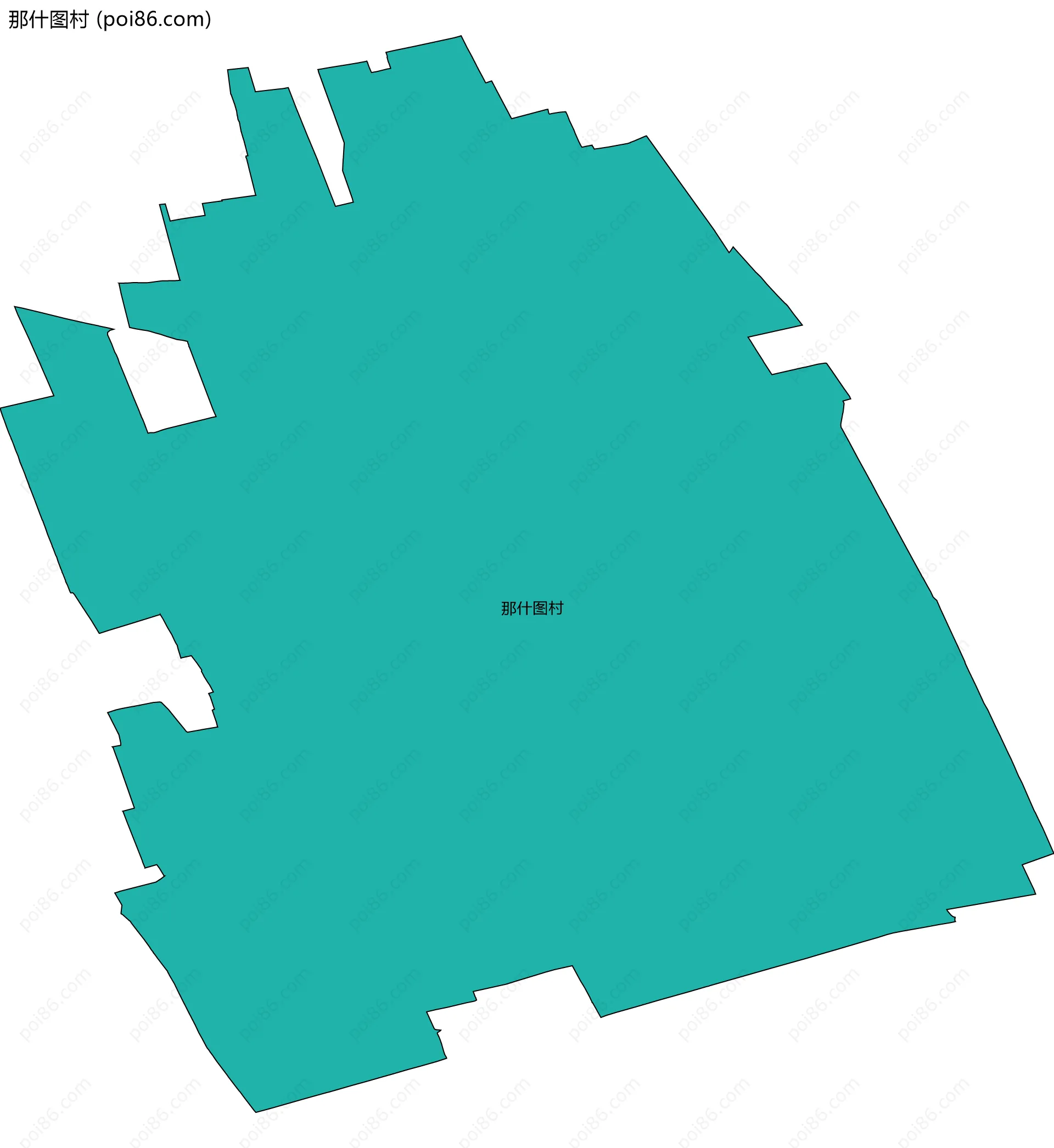 那什图村边界地图