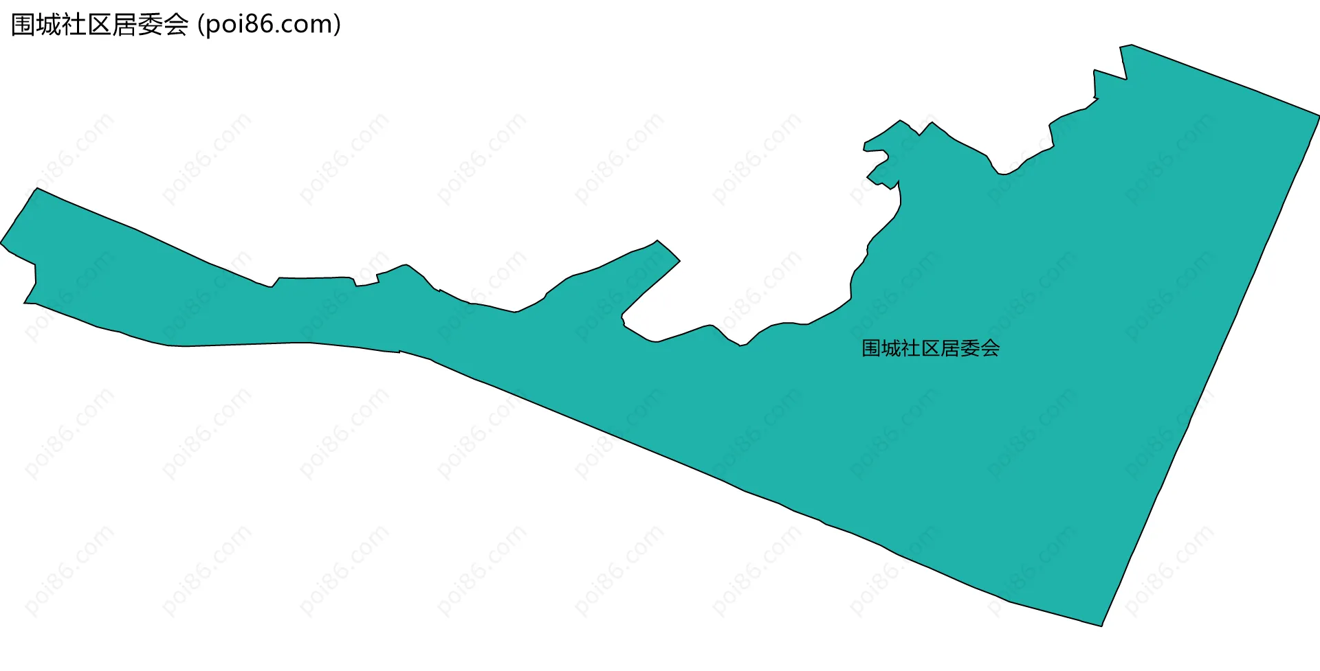 围城社区居委会边界地图