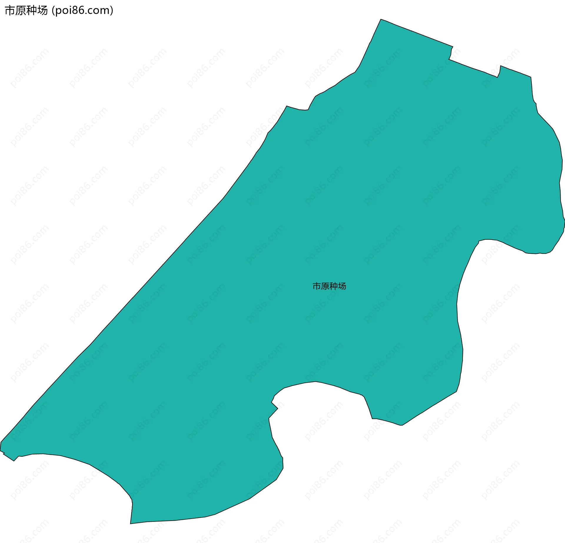 市原种场边界地图