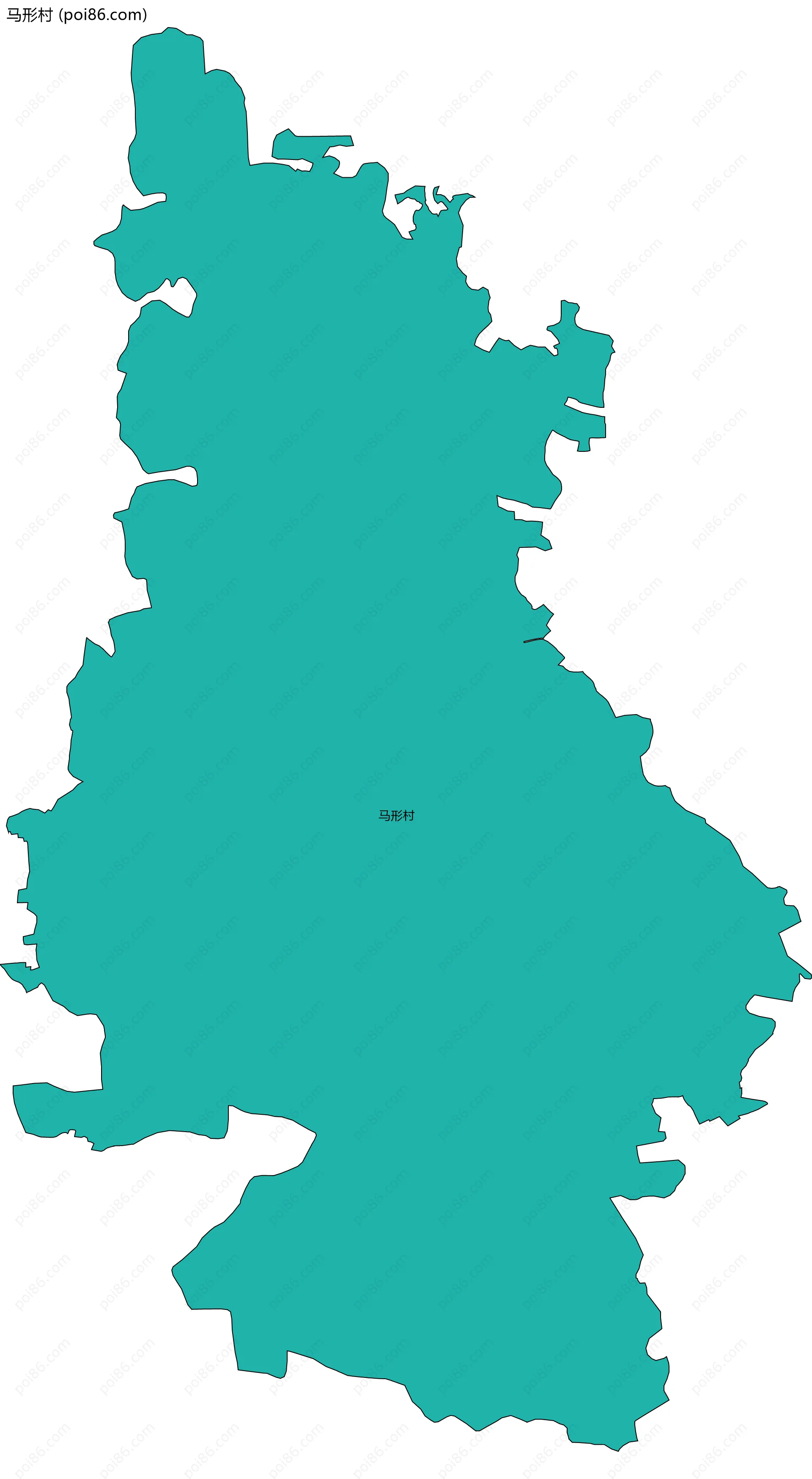 马形村边界地图