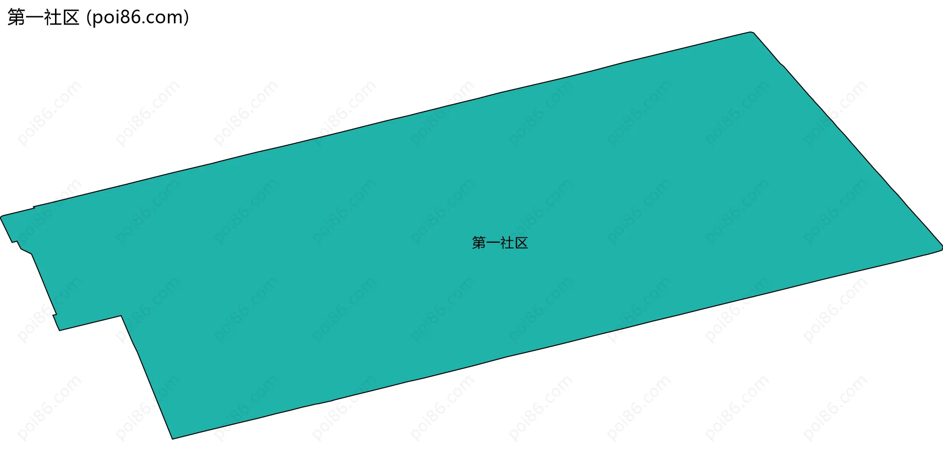 第一社区边界地图