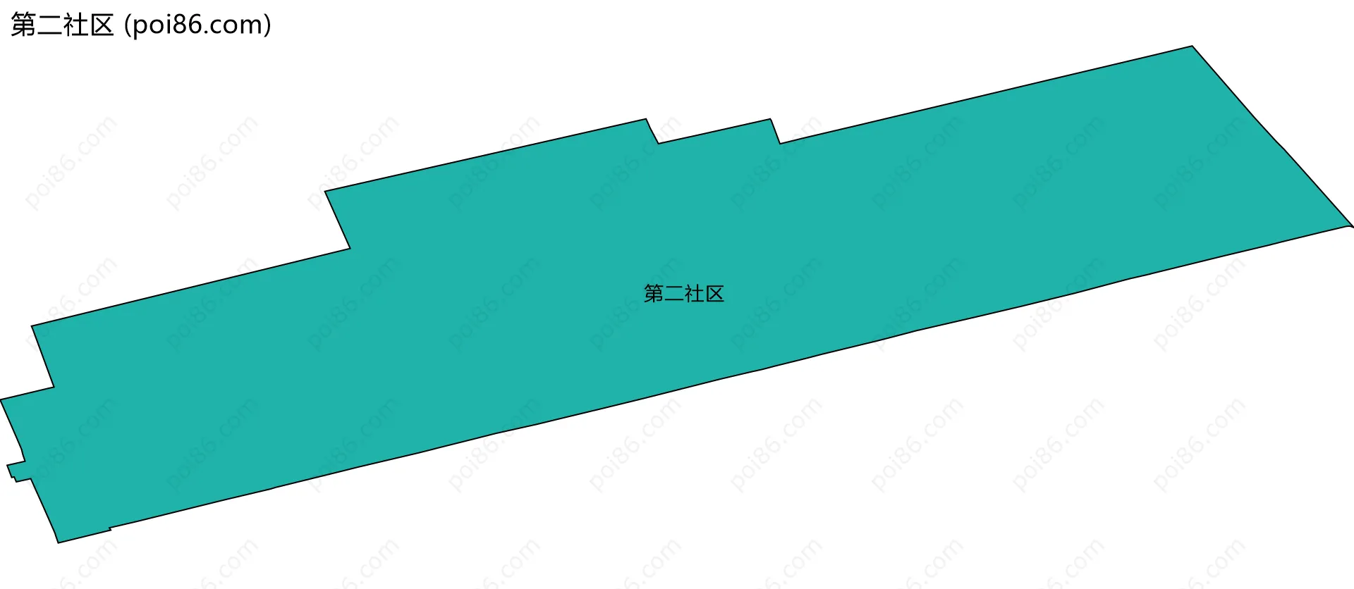 第二社区边界地图