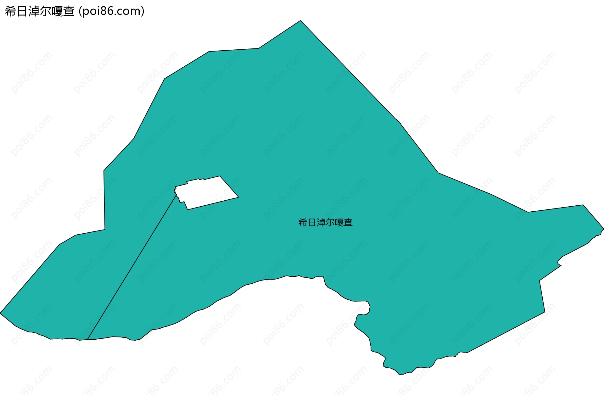 希日淖尔嘎查边界地图