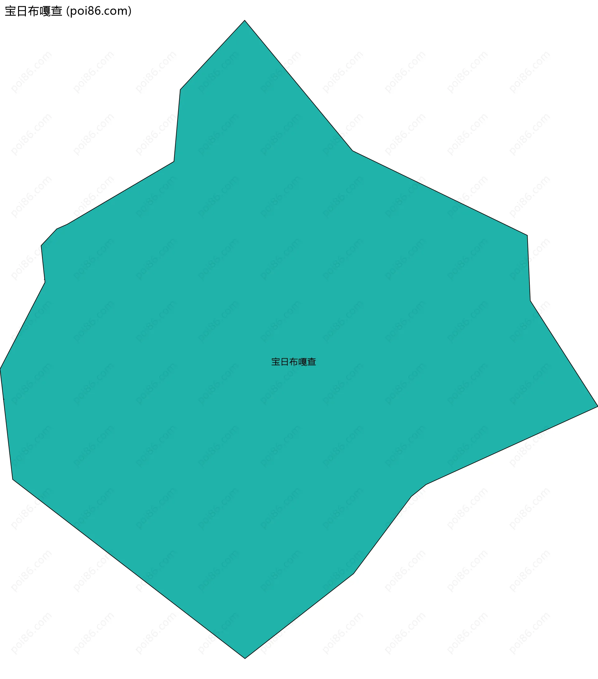 宝日布嘎查边界地图