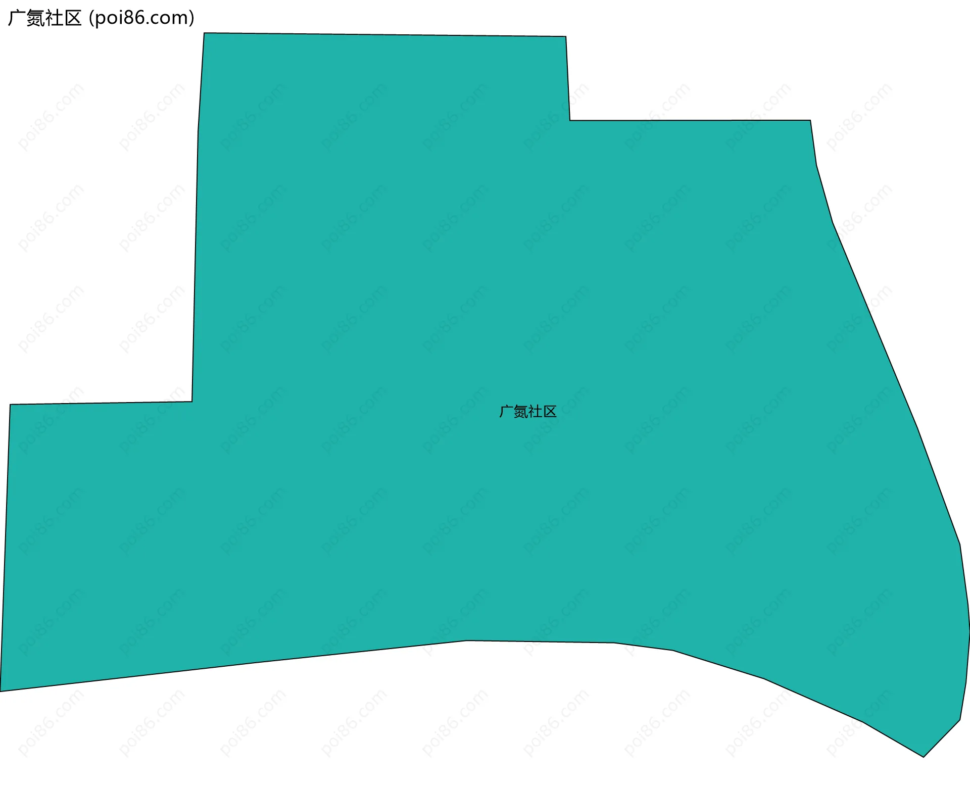 广氮社区边界地图