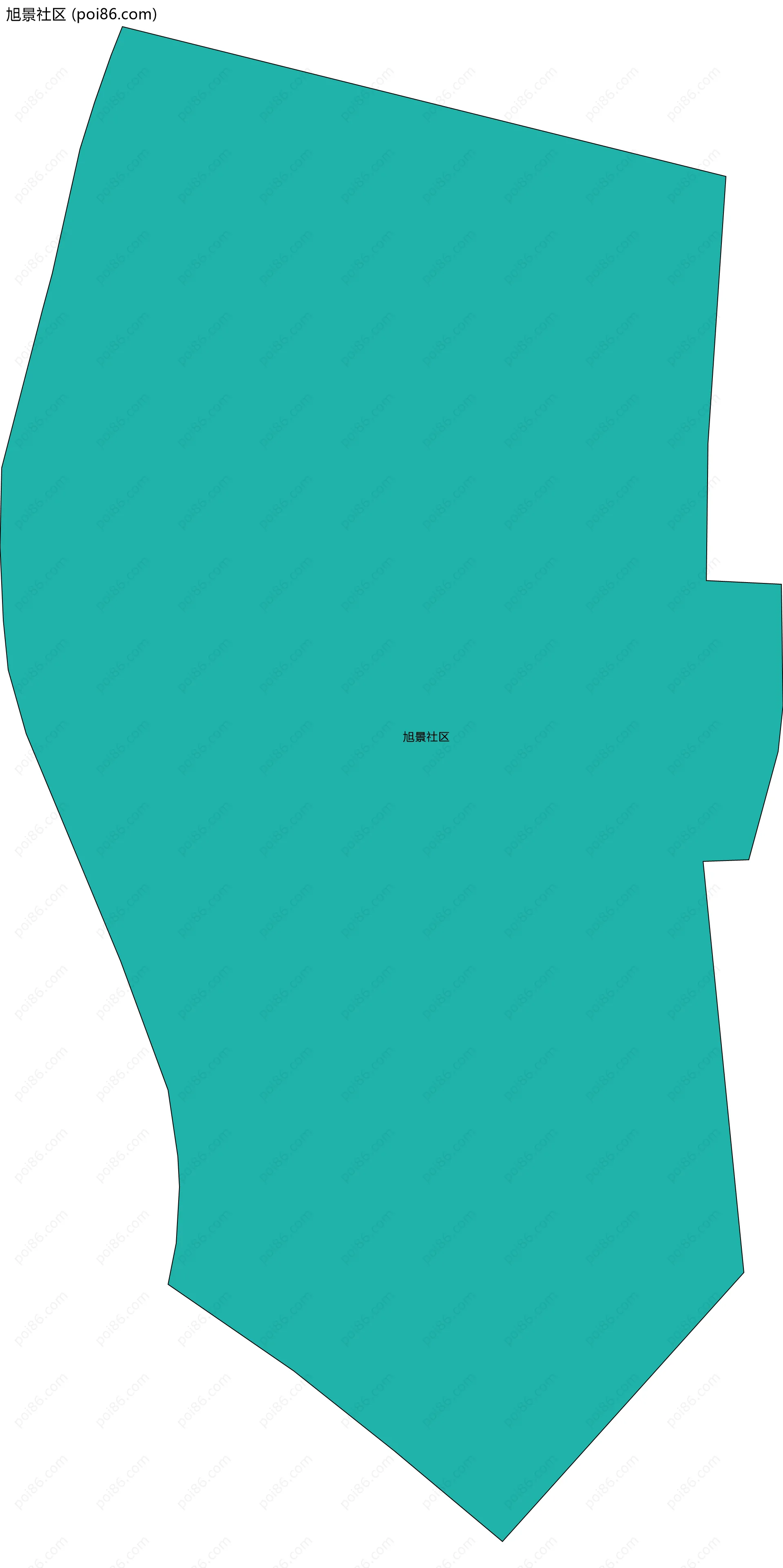 旭景社区边界地图