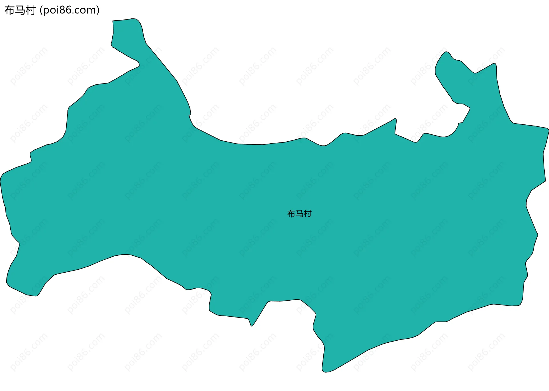 布马村边界地图