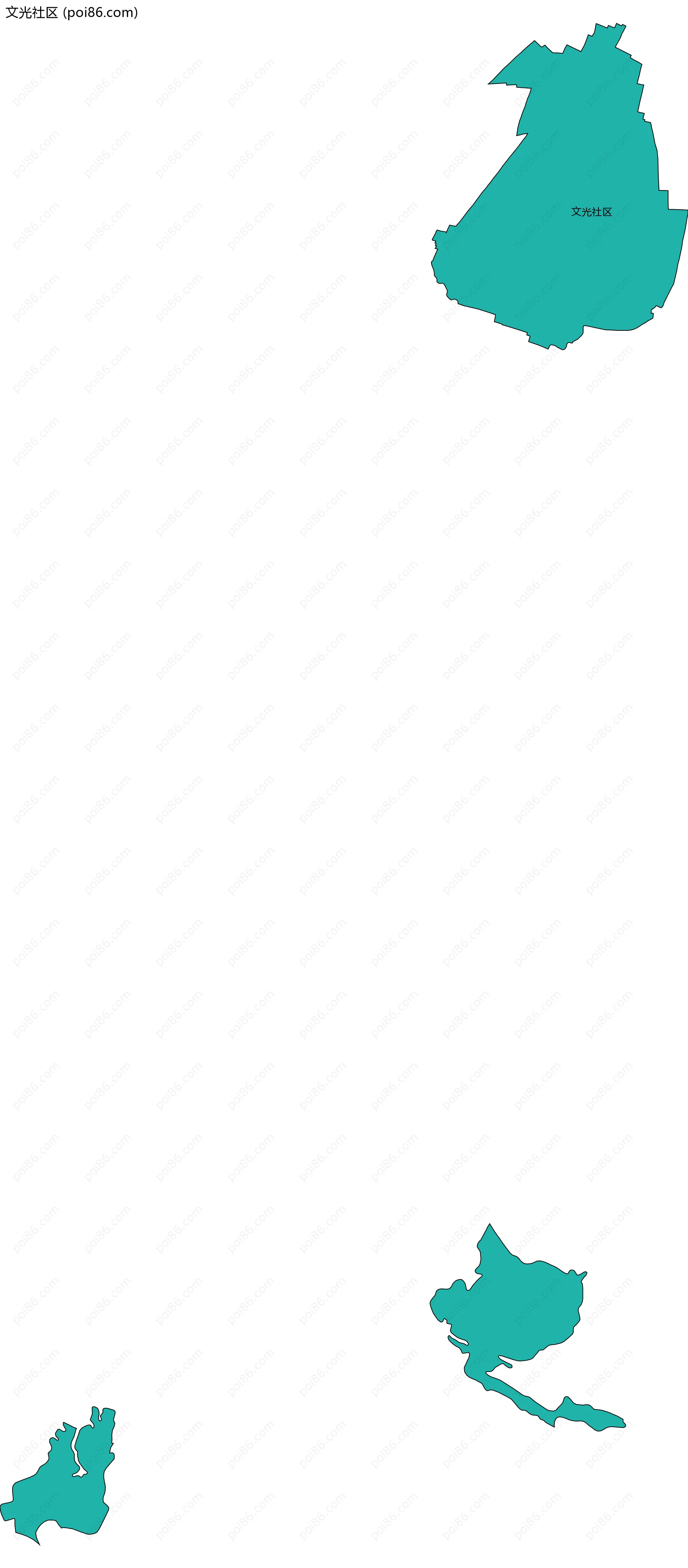 文光社区边界地图