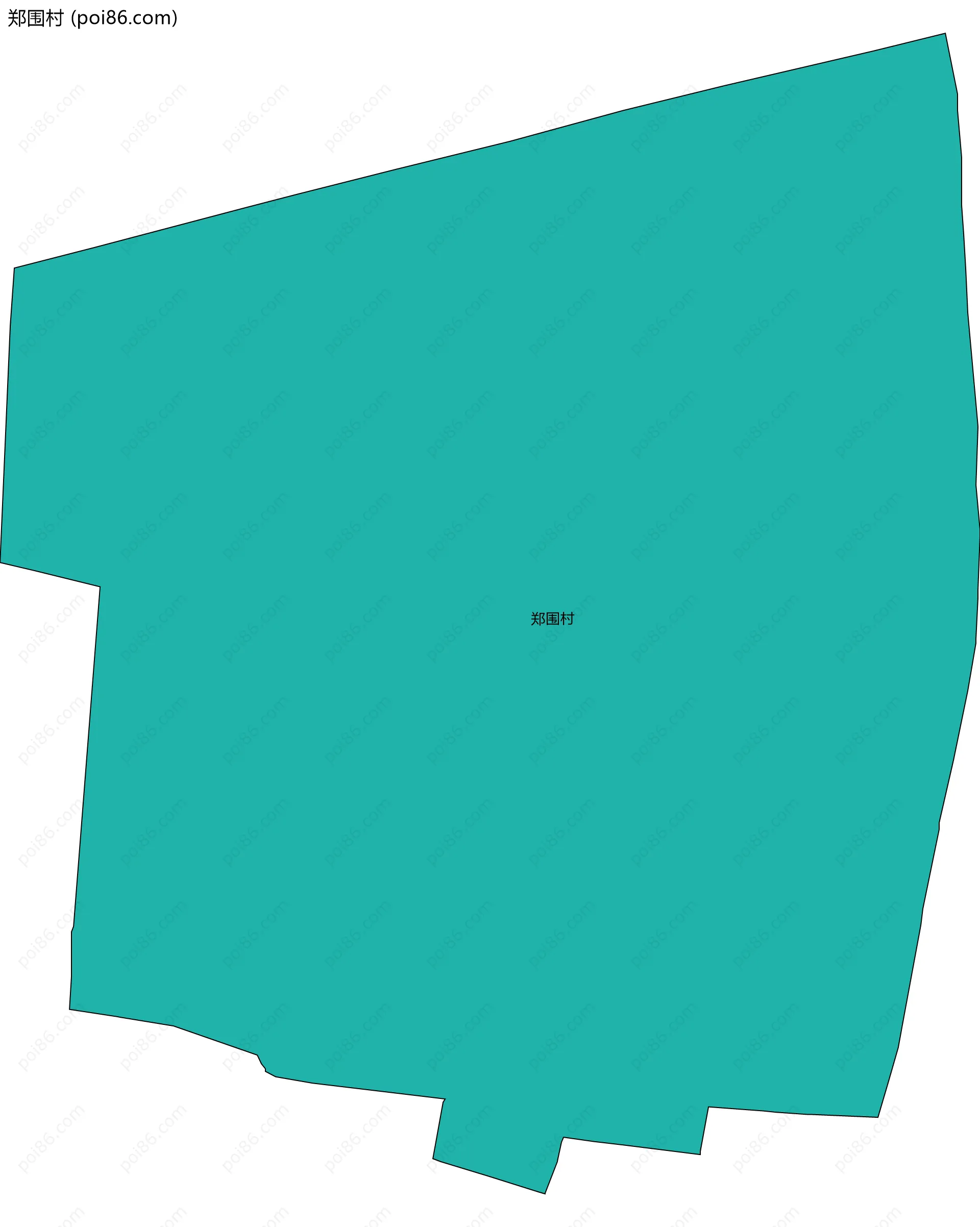 郑围村边界地图