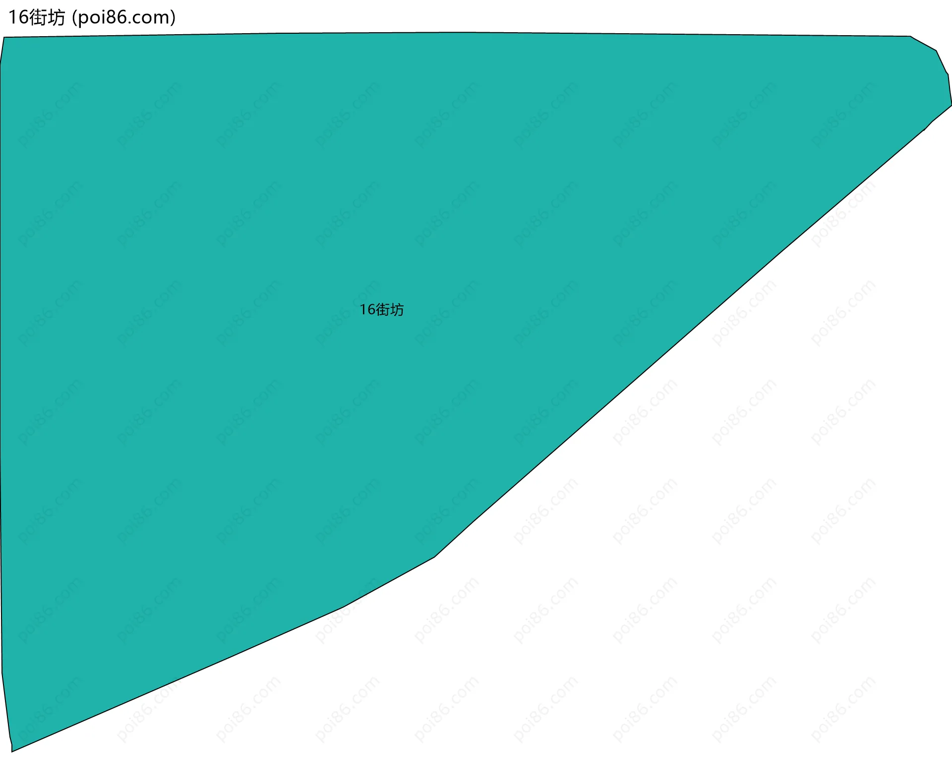 16街坊边界地图