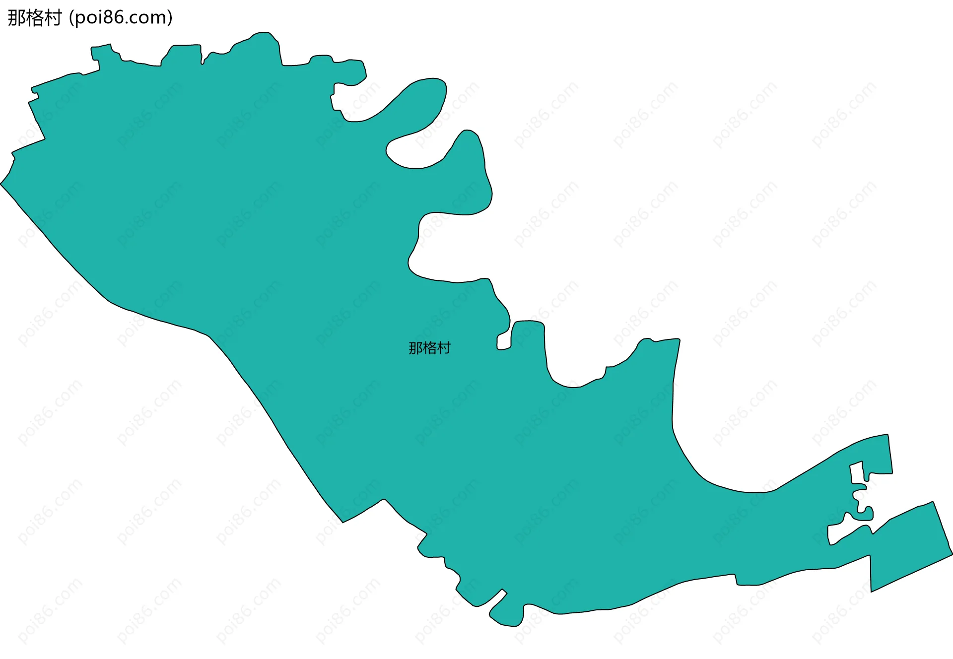 那格村边界地图