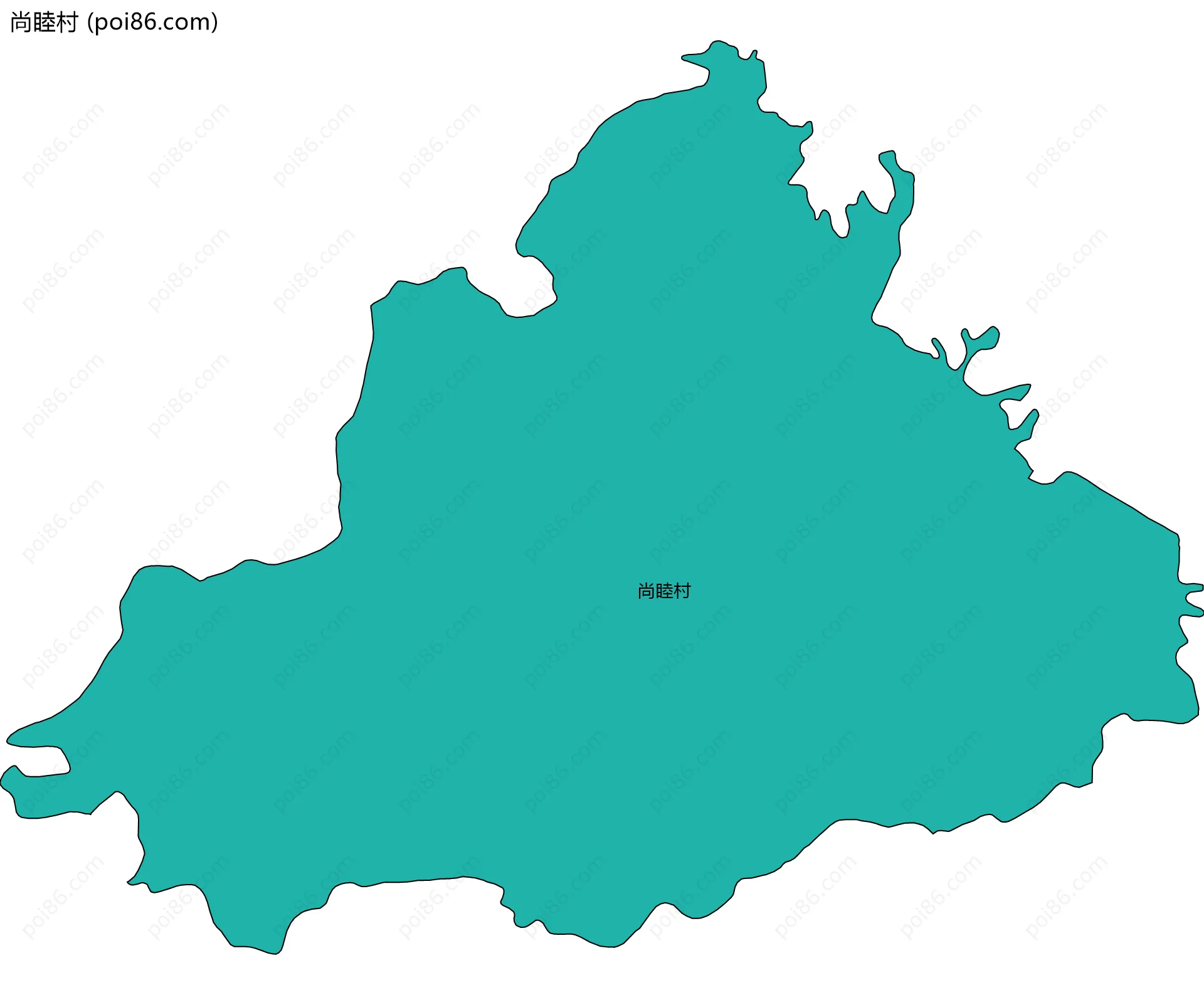 尚睦村边界地图
