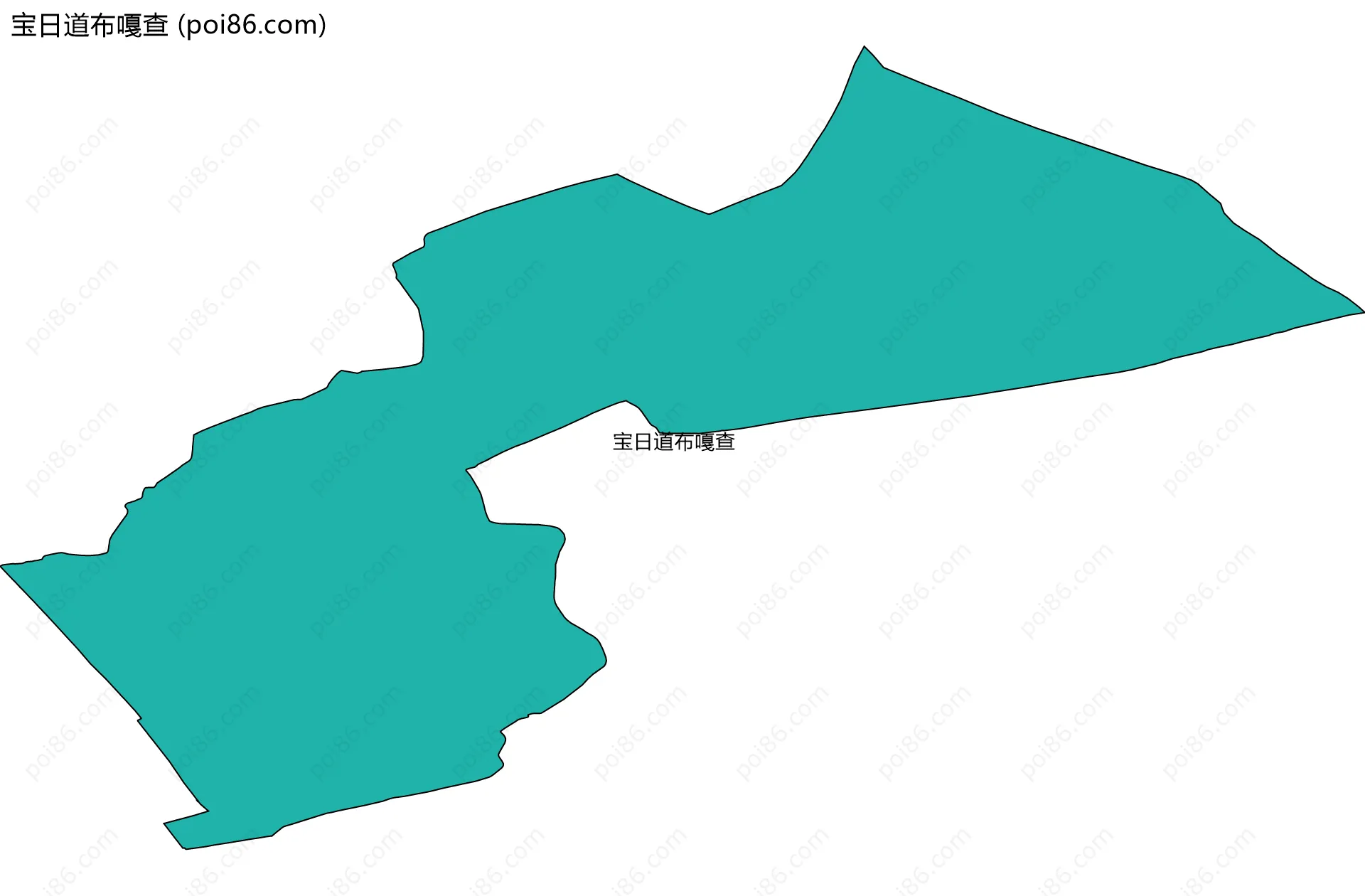宝日道布嘎查边界地图