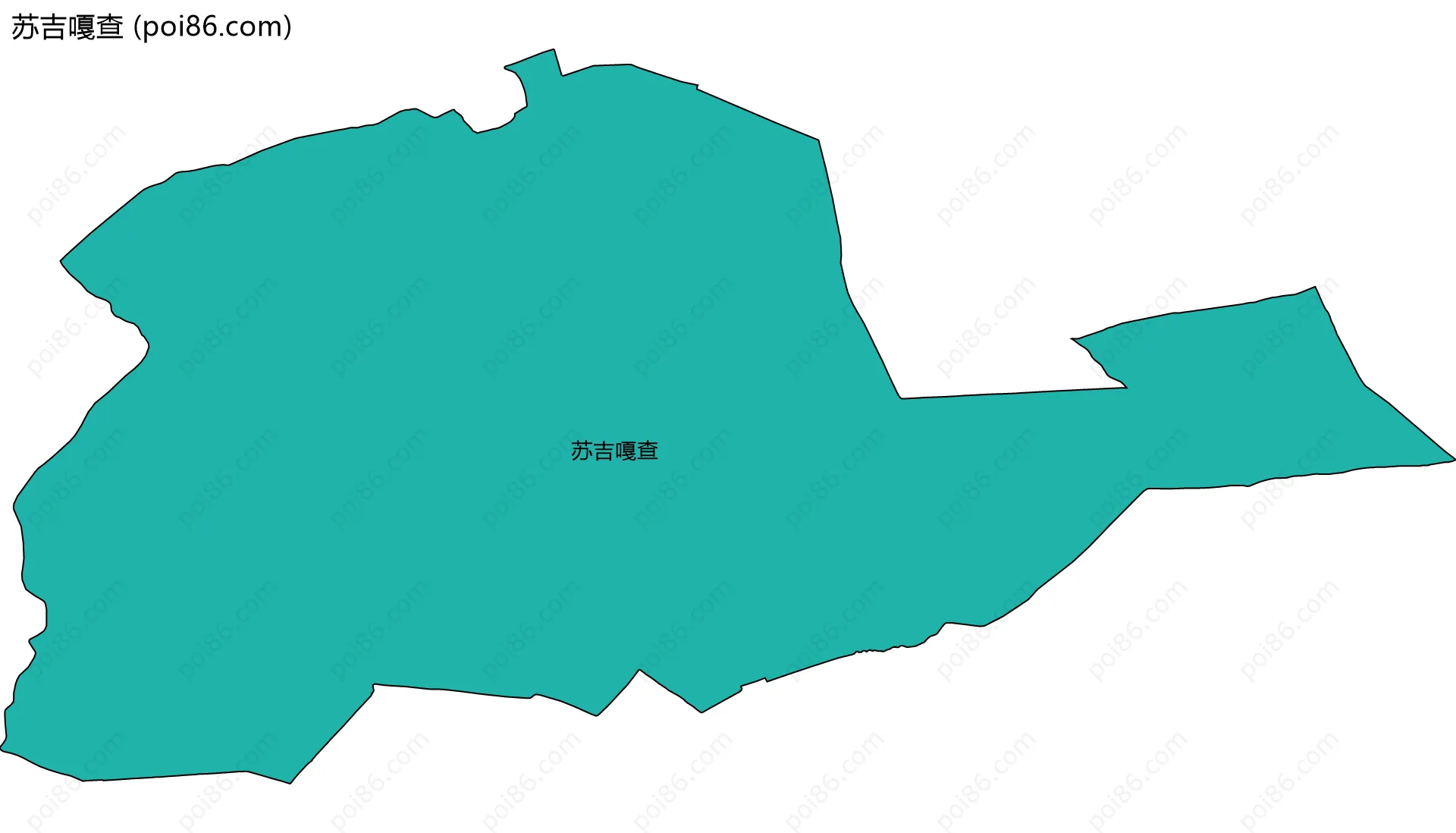 苏吉嘎查边界地图