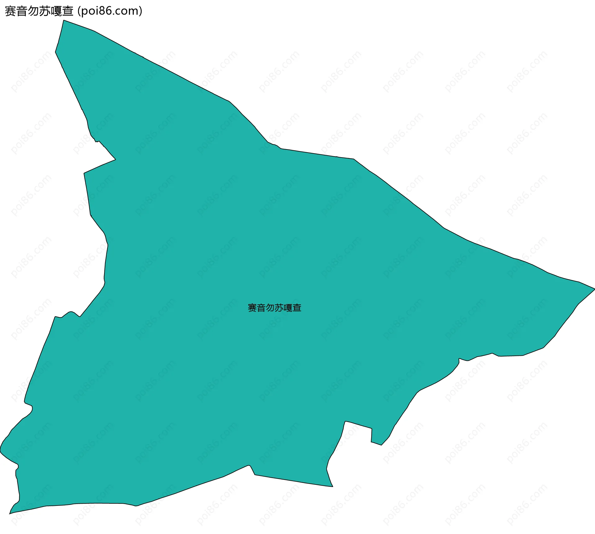 赛音勿苏嘎查边界地图