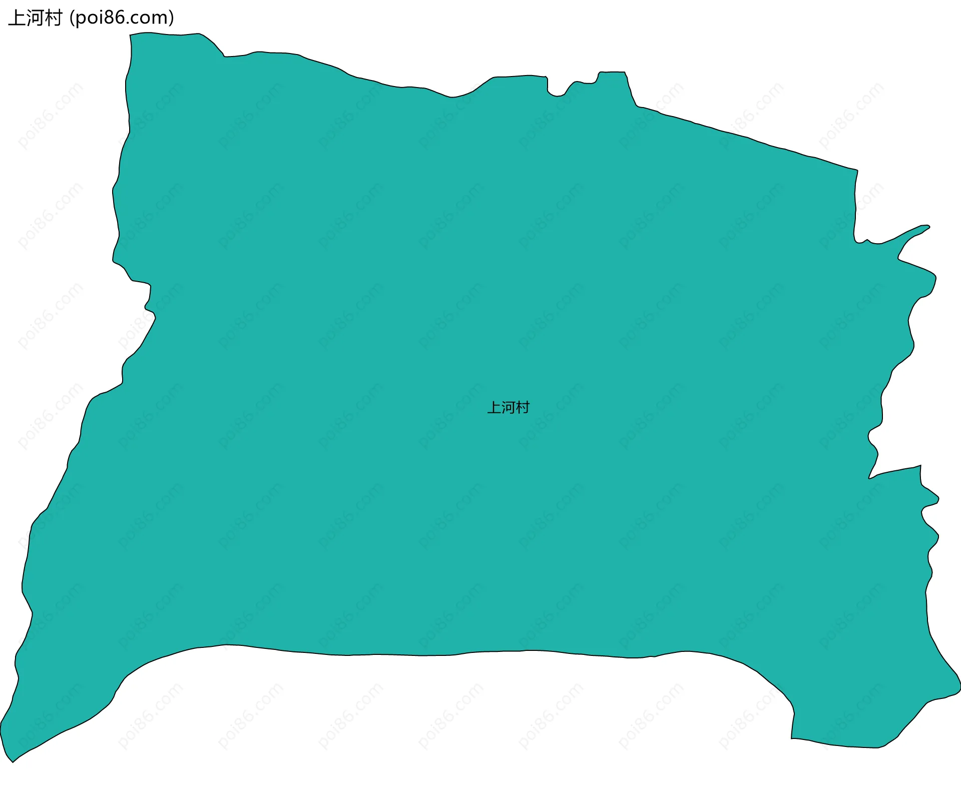 上河村边界地图