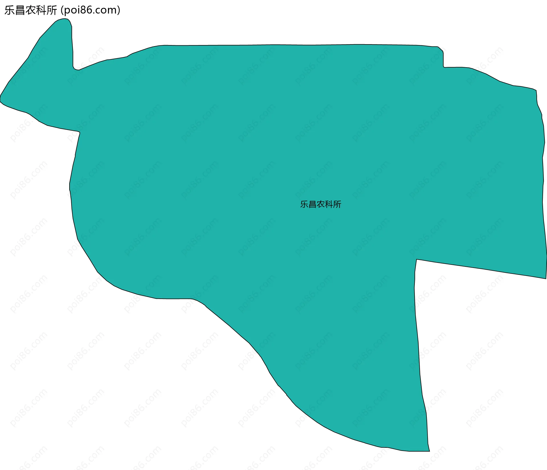 乐昌农科所边界地图